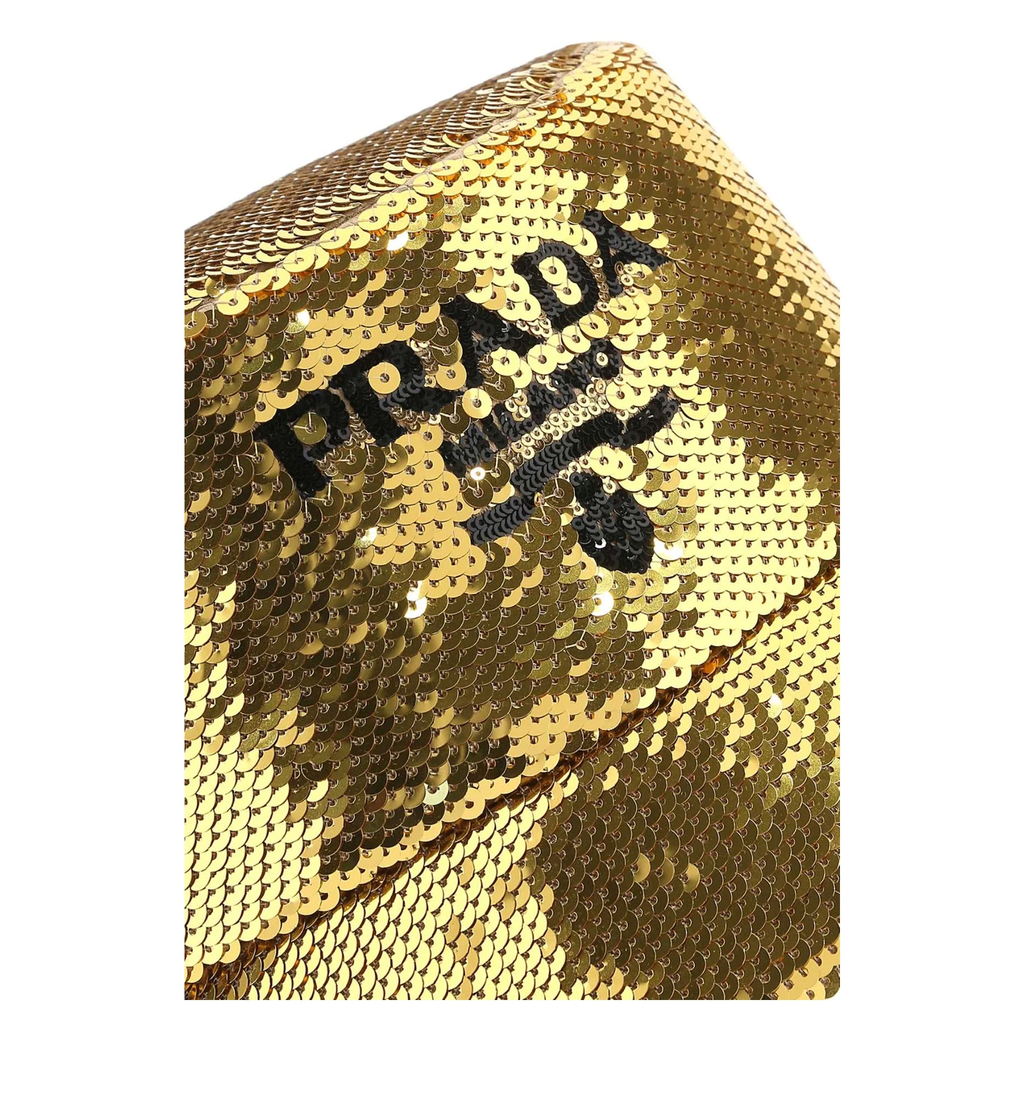 Sequins Logo Bucket Hat