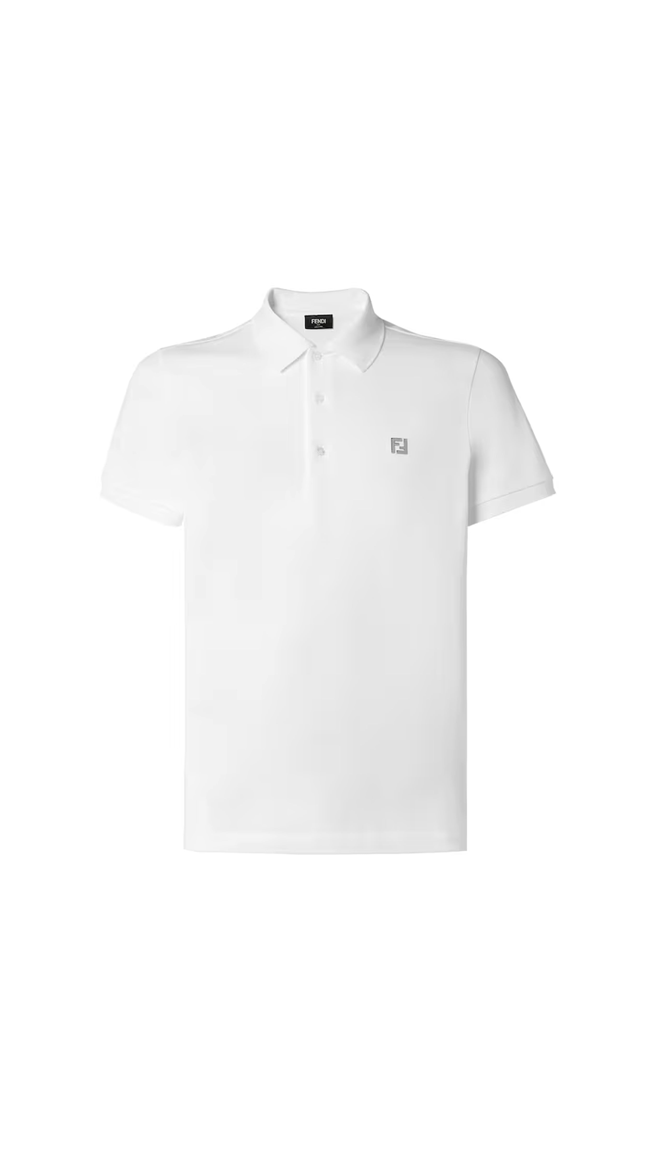 Piqué Polo Shirt - White