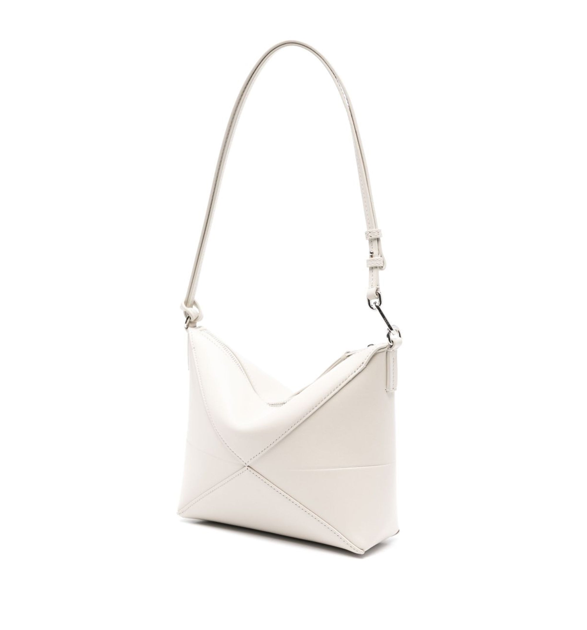 Puzzle Fold Pouch In Shiny Nappa Calfskin