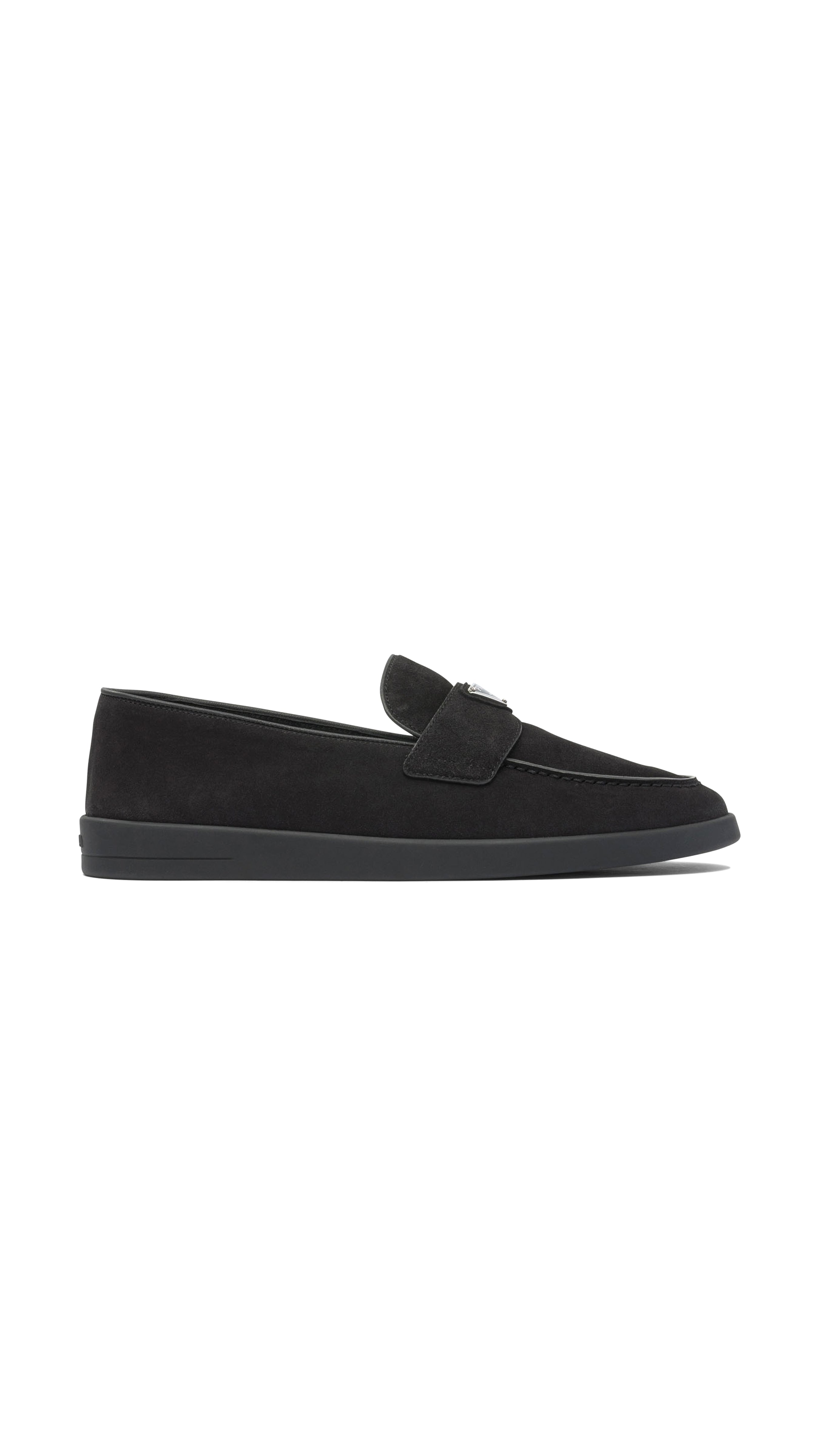 Suede Slippers - Black