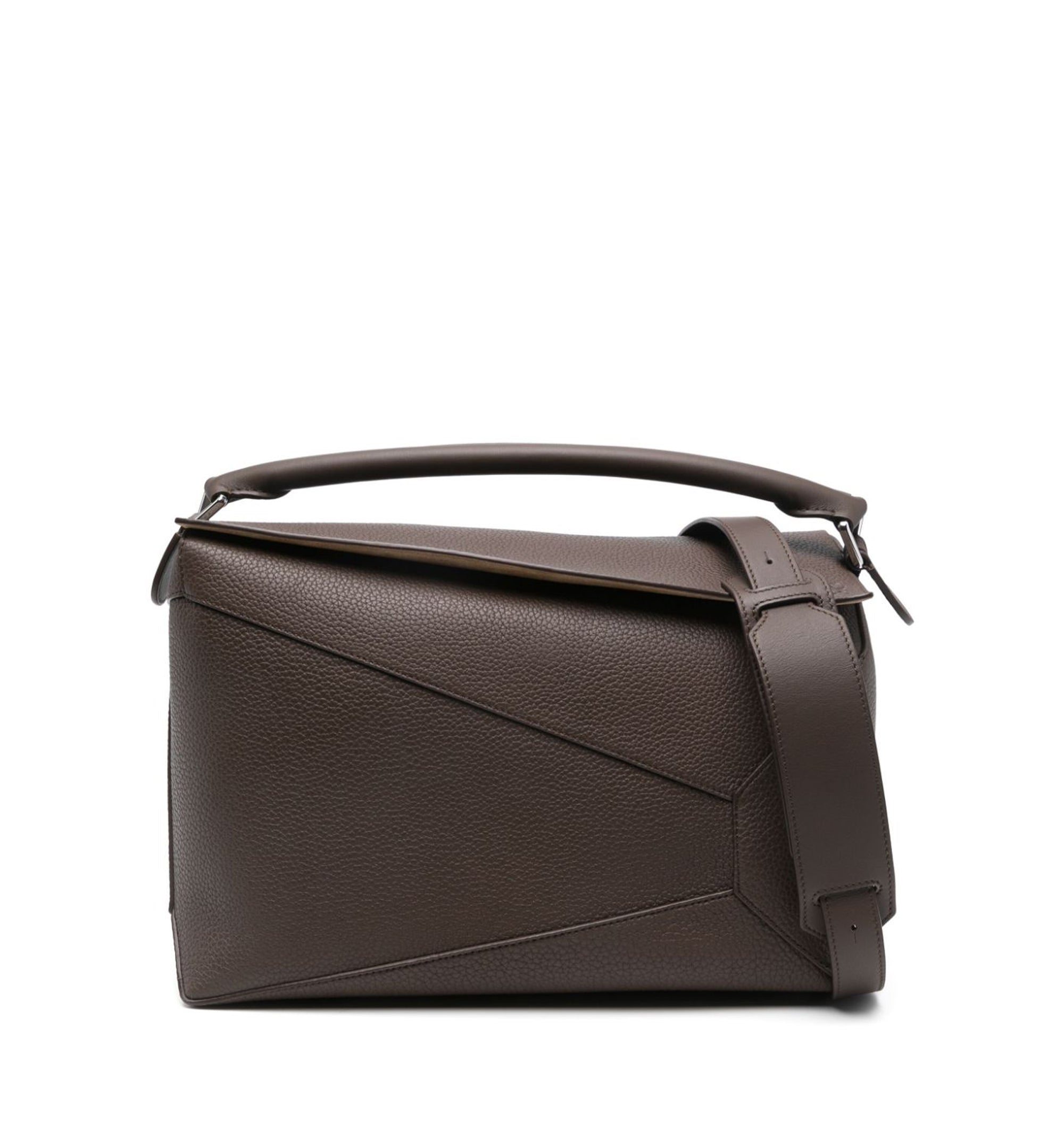 Large Puzzle Bag In Grained Calfskin