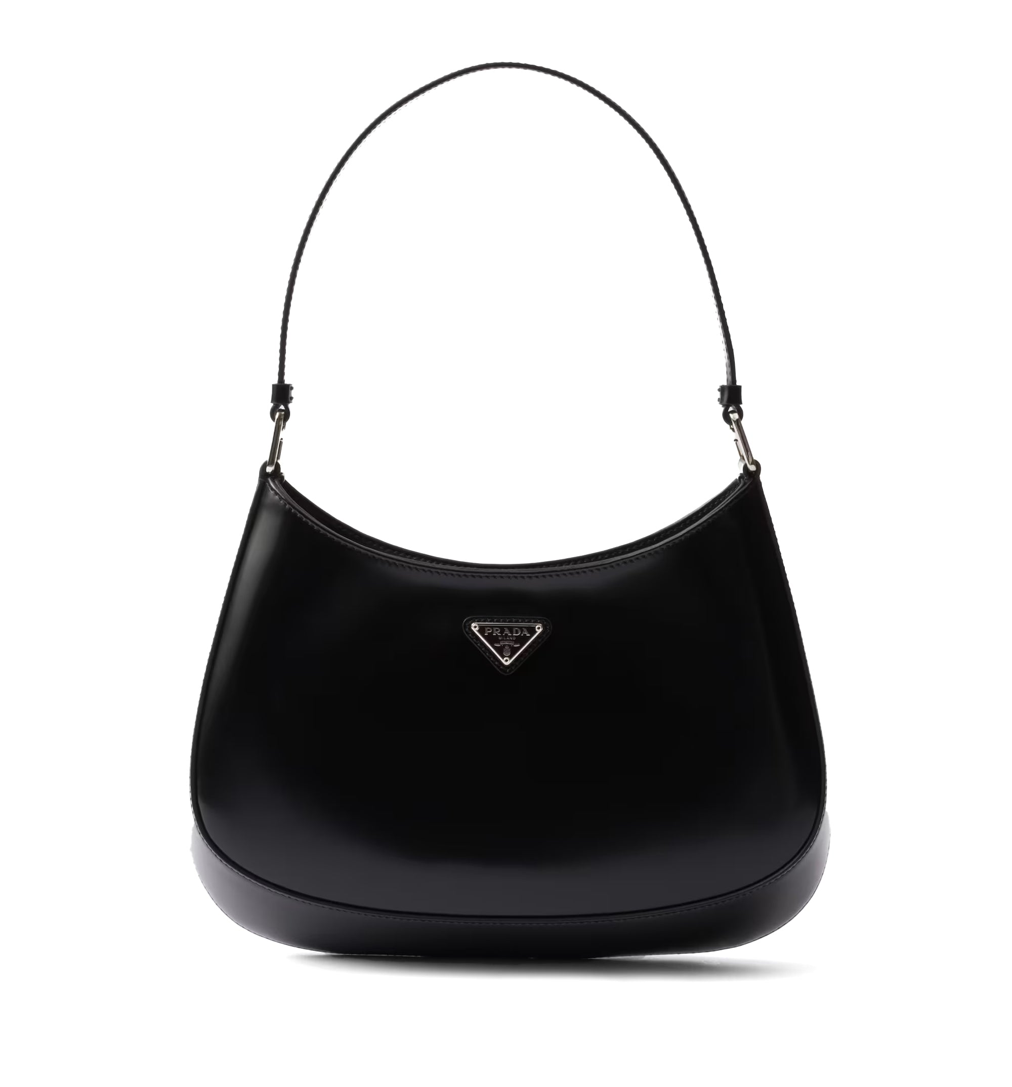 Prada Cleo Brushed Leather Shoulder Bag