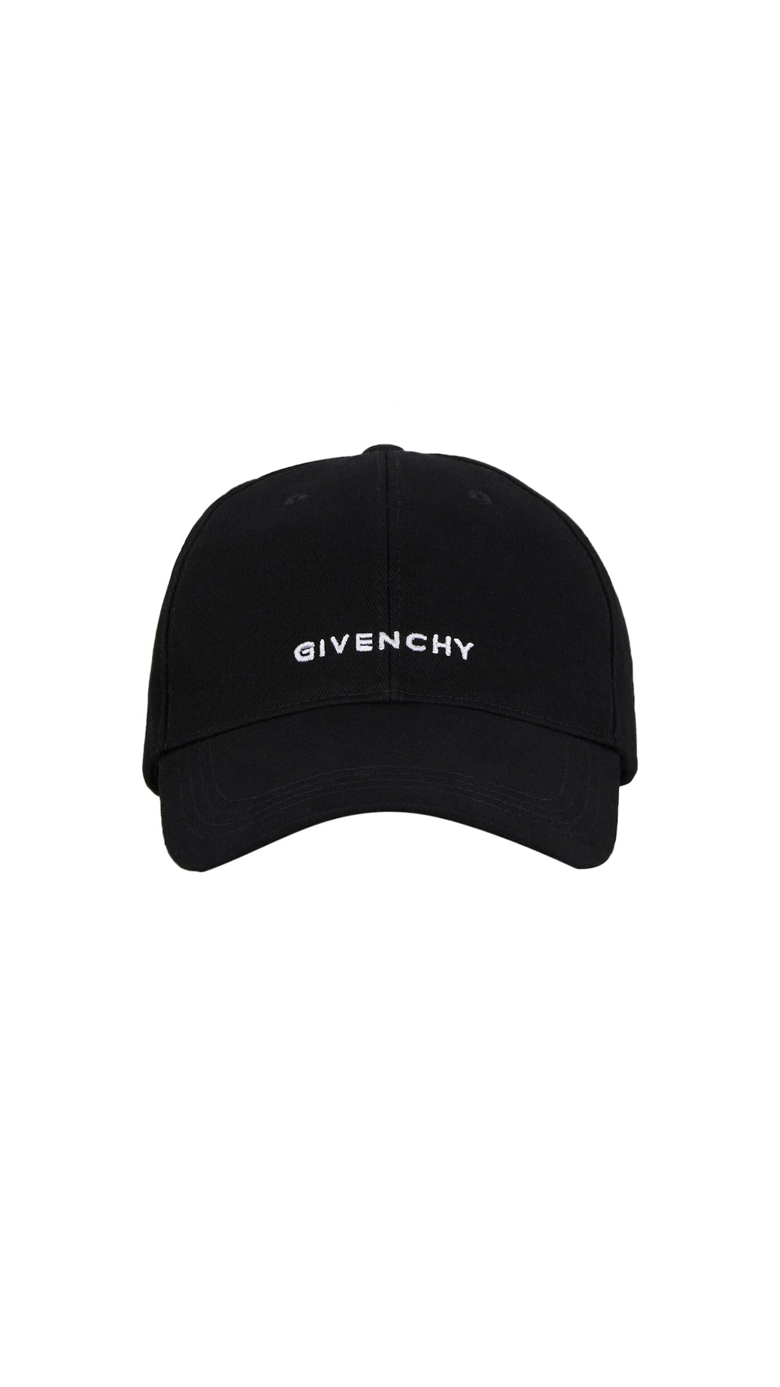 4G Embroidered Baseball Cap - Black