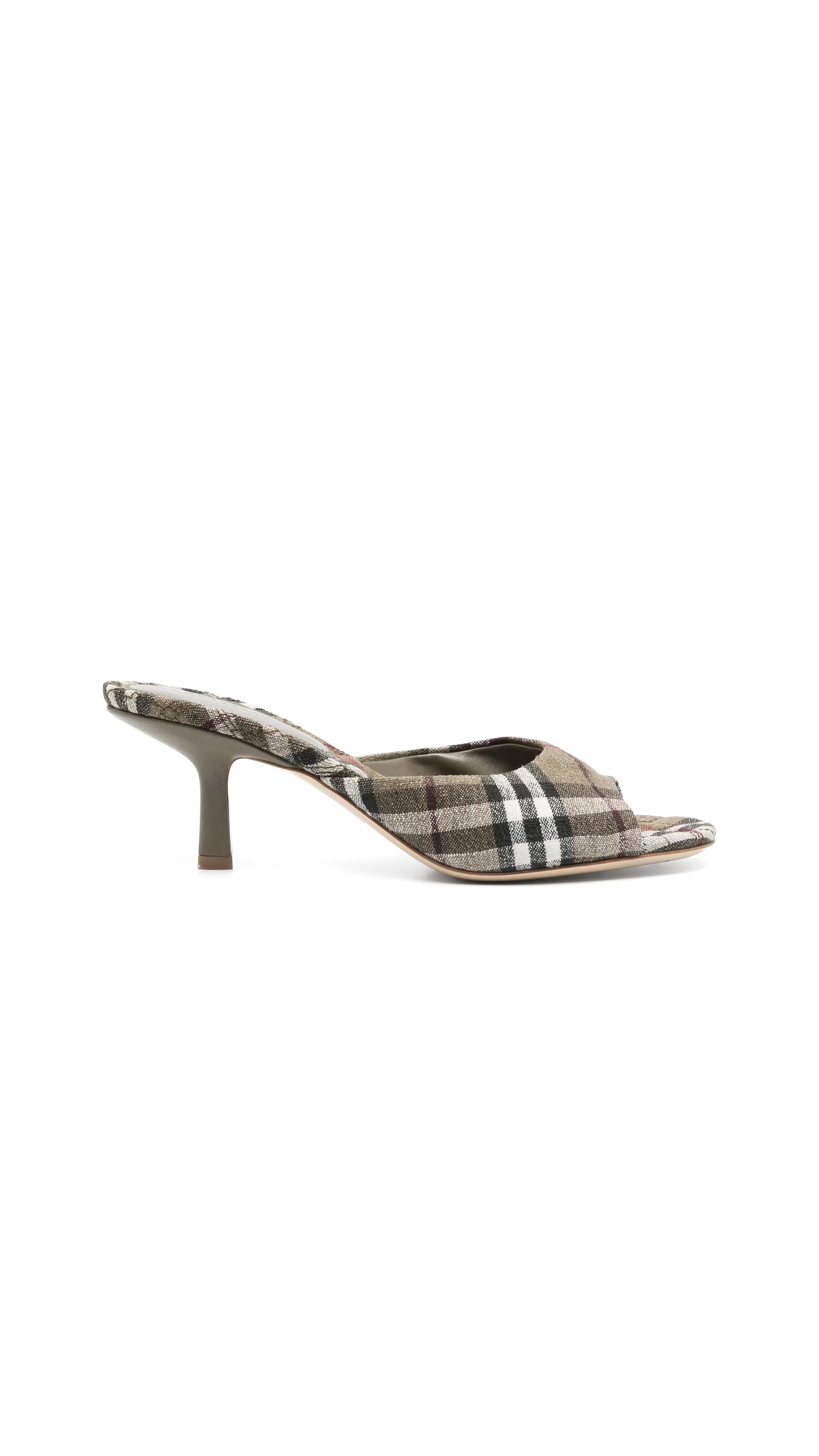 Mews Mule Sandals In Canvas - Neutrals