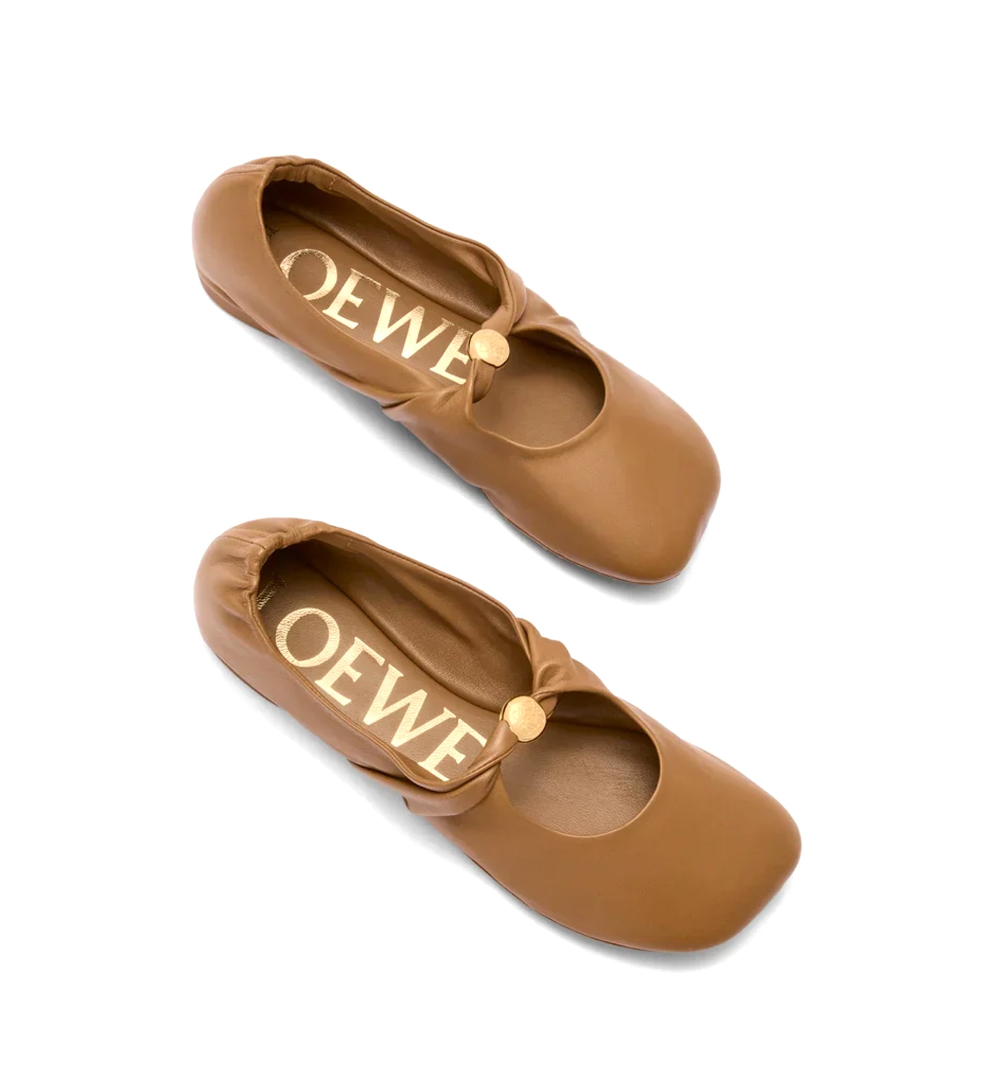 Pebble Soft ballerina in nappa lambskin