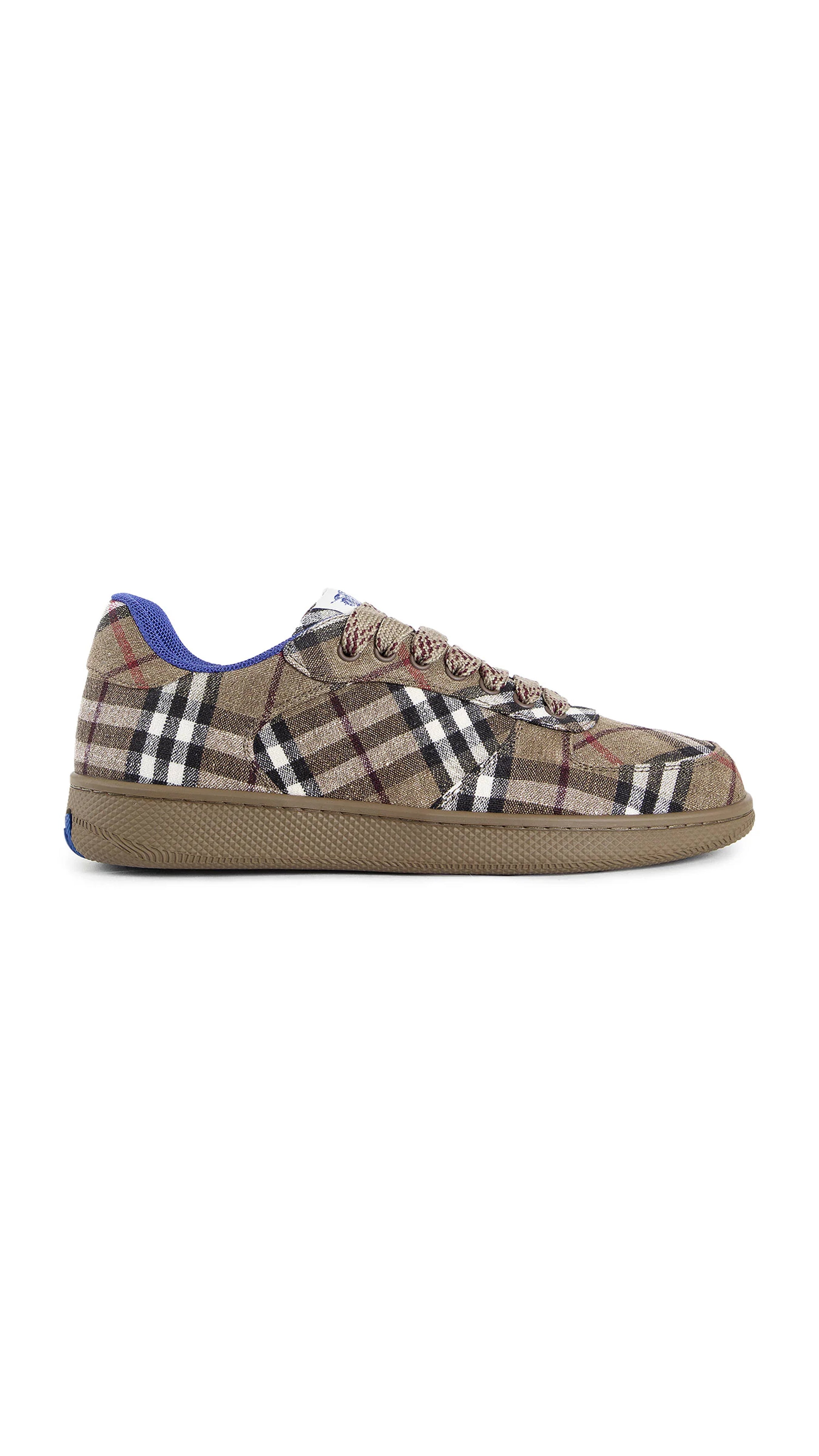 Terrace Check Sneakers - Brown