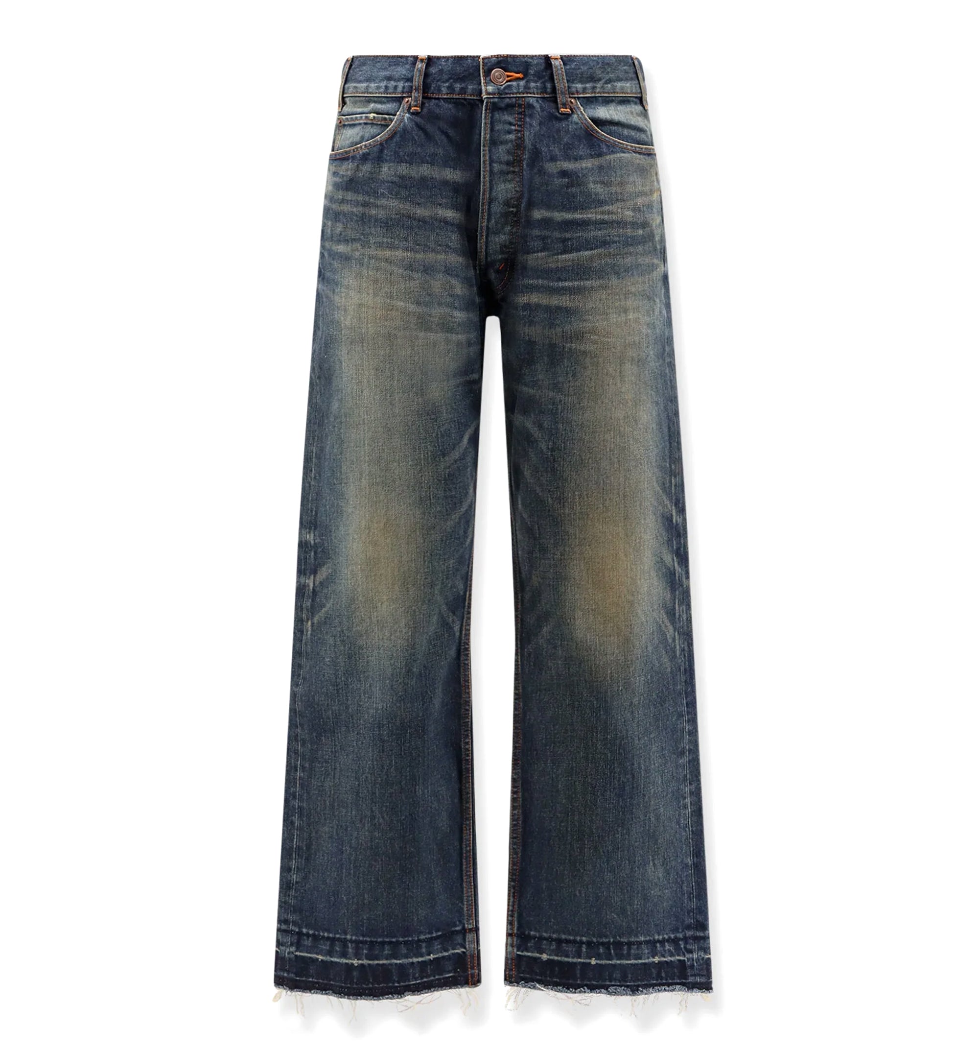 Wesley Jeans In Cotton Denim - Vintage Sapphire