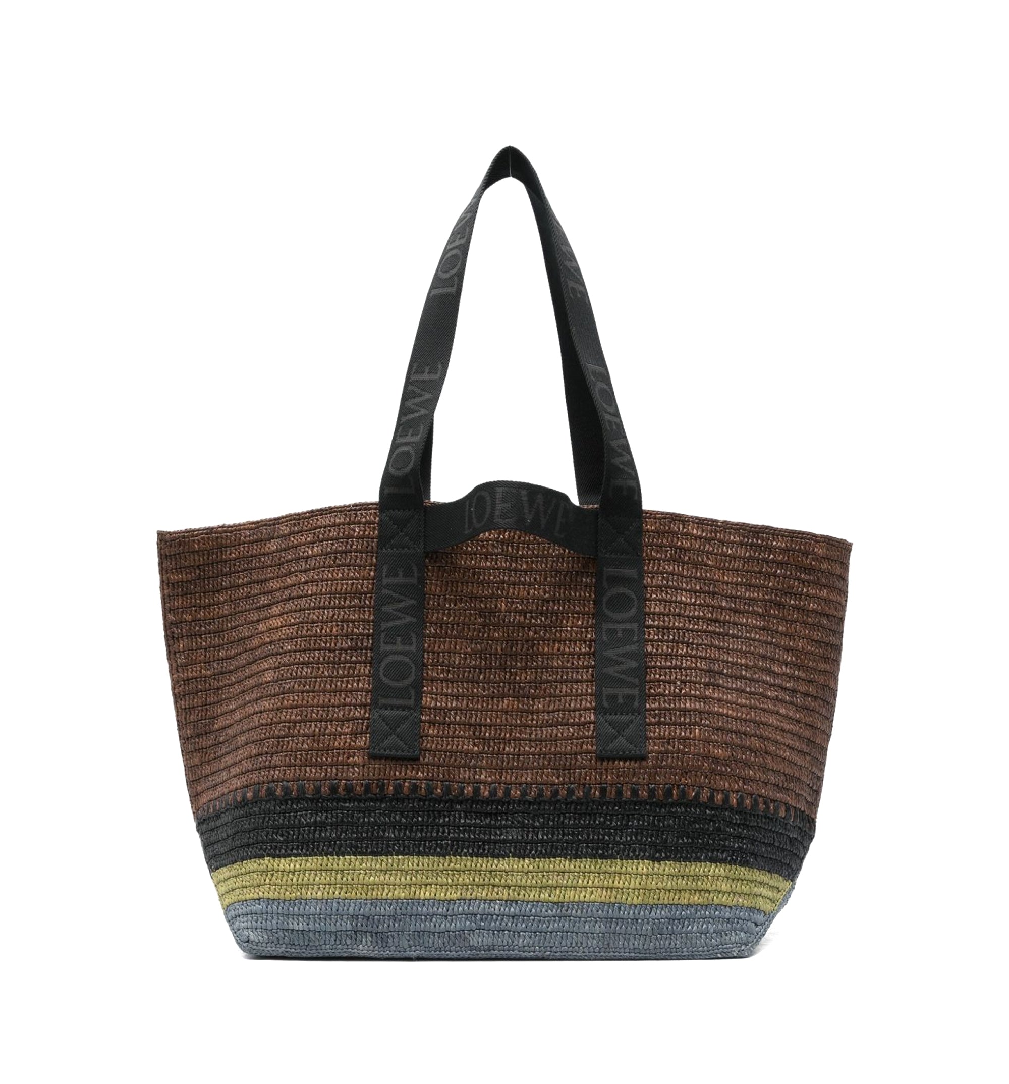 Fold Shopper In Raffia