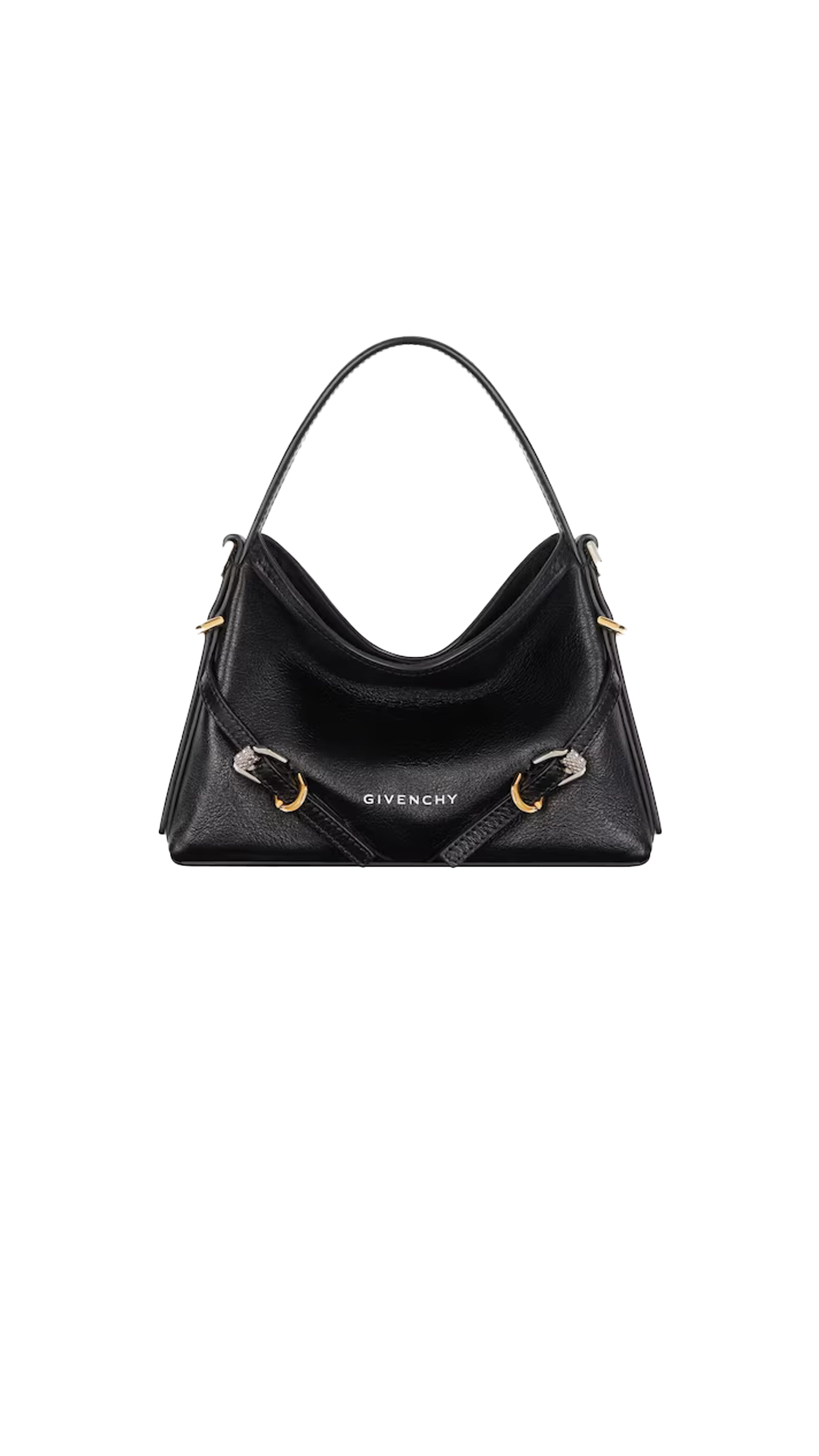 Nano Voyou Bag In Leather - Black