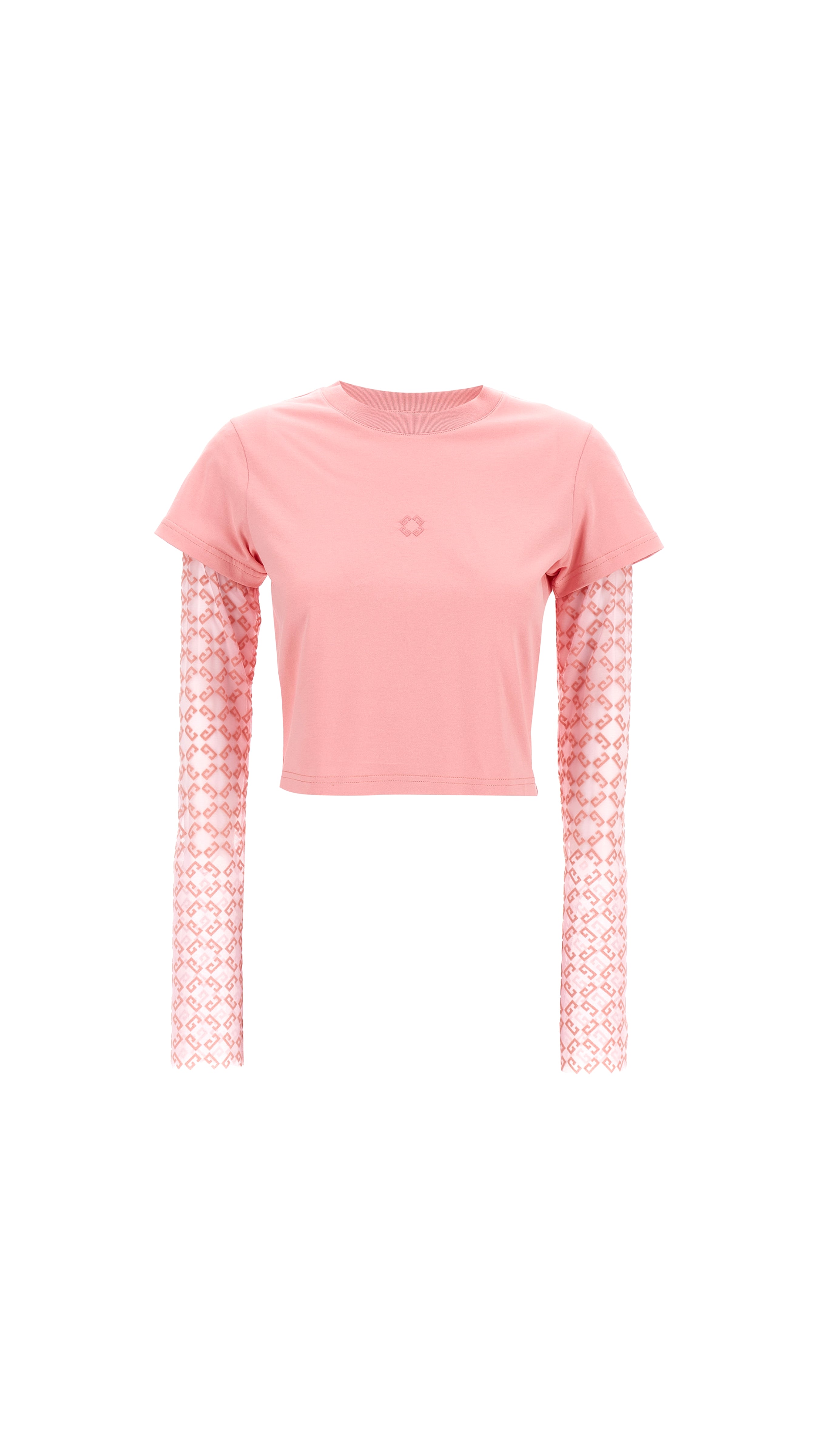 Monogram 72 Cropped T-shirt - Pink