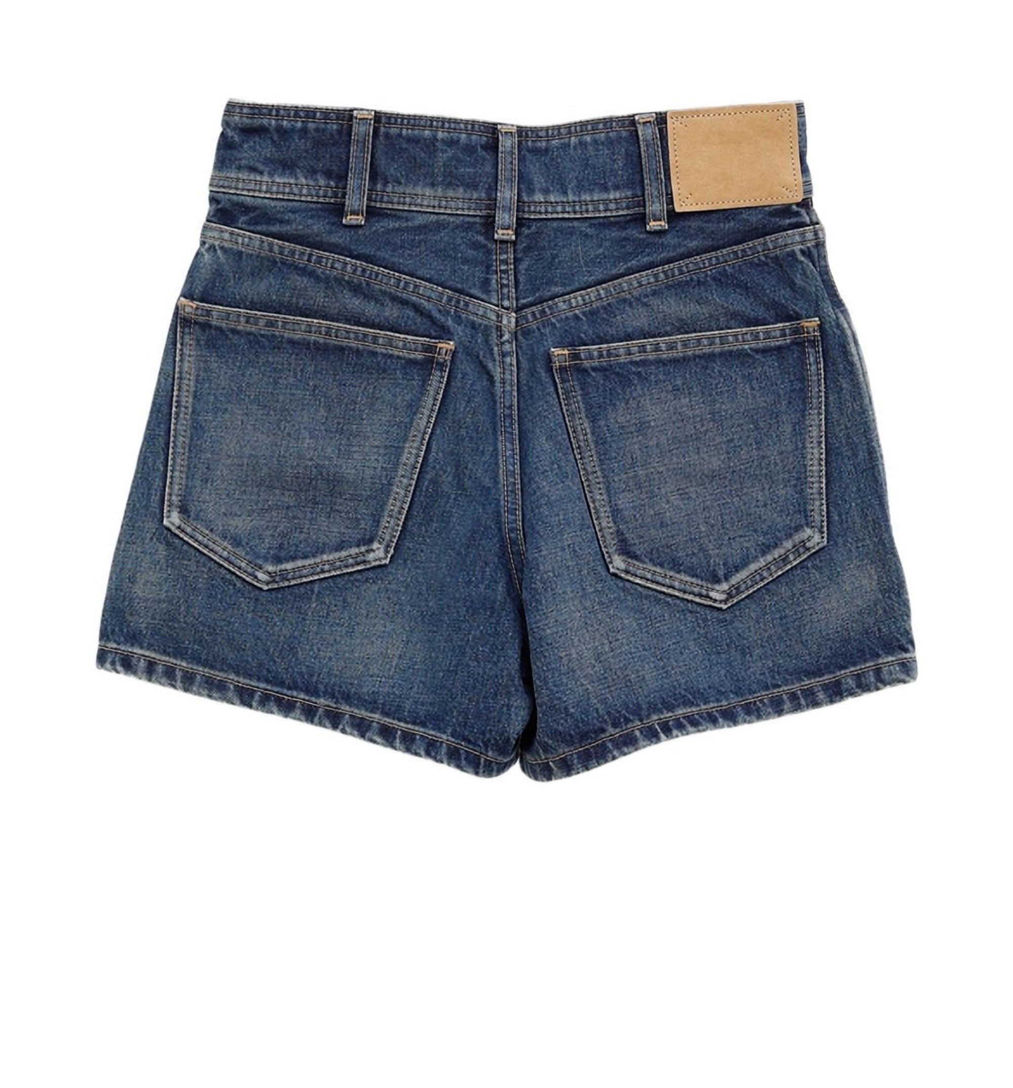 Kitty Shorts In Dark Union Wash Denim - Dark Union Wash