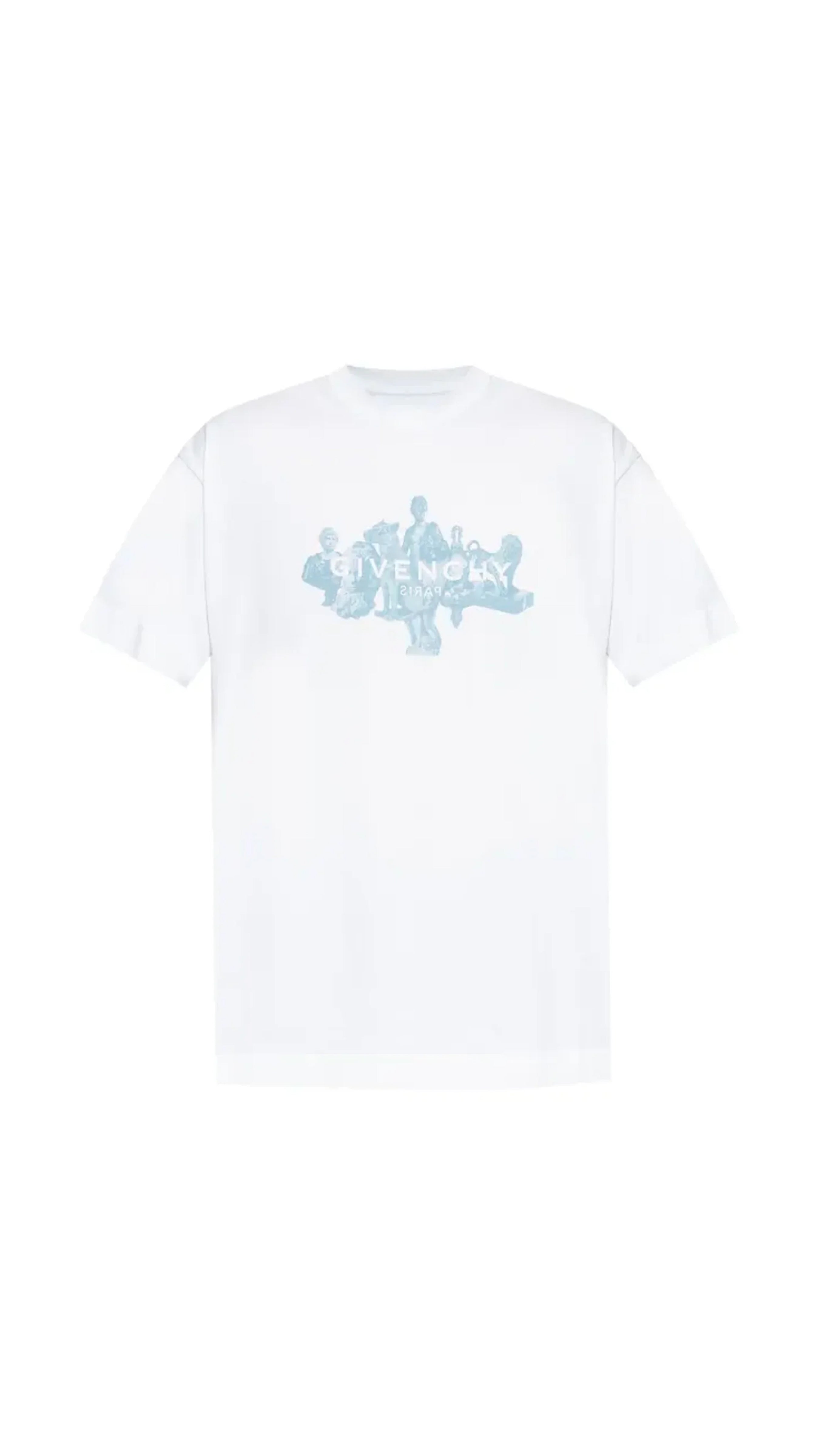 Givenchy Reverse T-shirt In Cotton With Hubert Objects - White