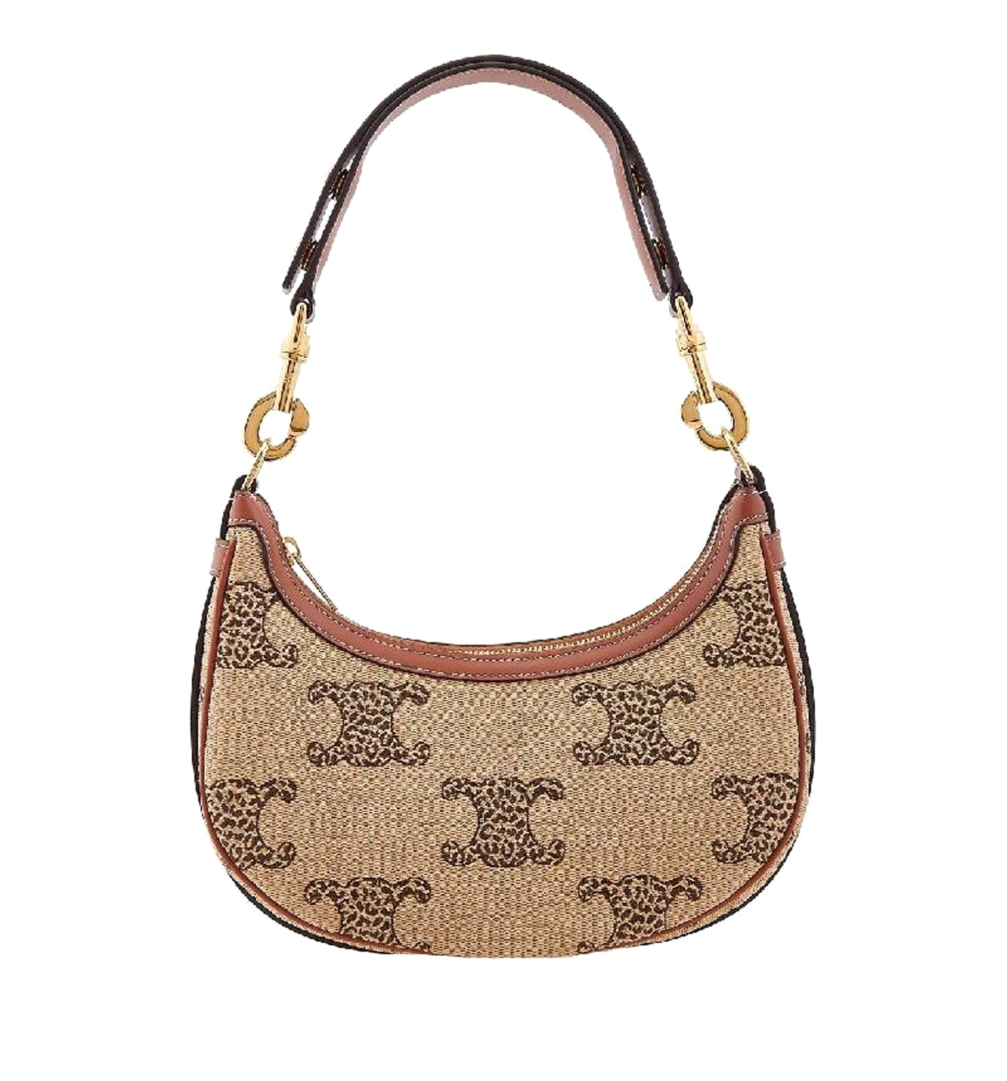 Medium Ava Strap Bag in Monogram Textile
