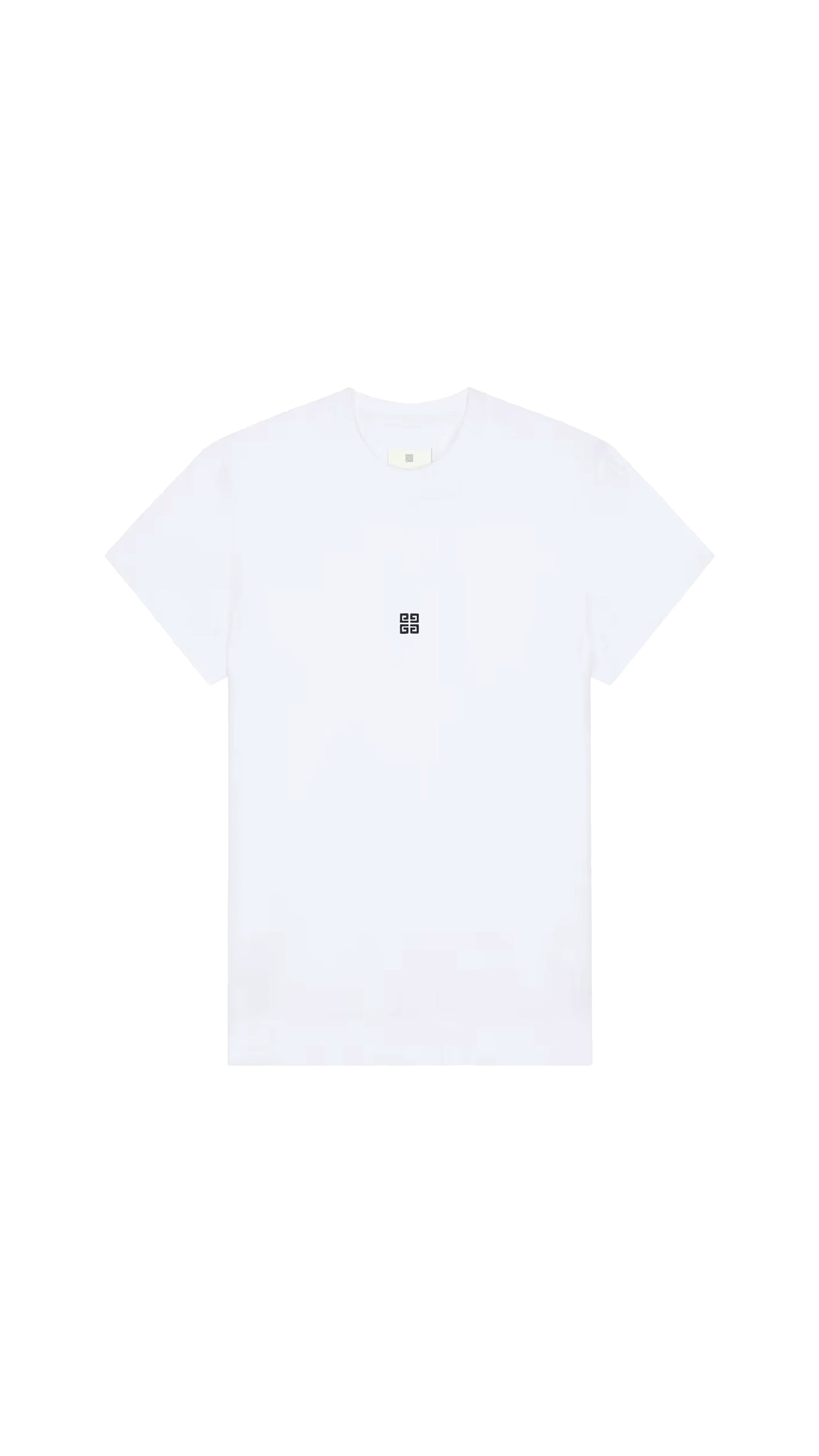 Givenchy Contrast 4G Embroidery T-Shirt - White