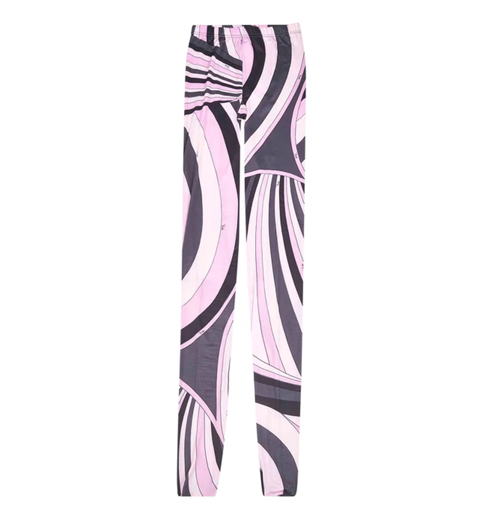 Patterned Printed Tights - Pink / Black