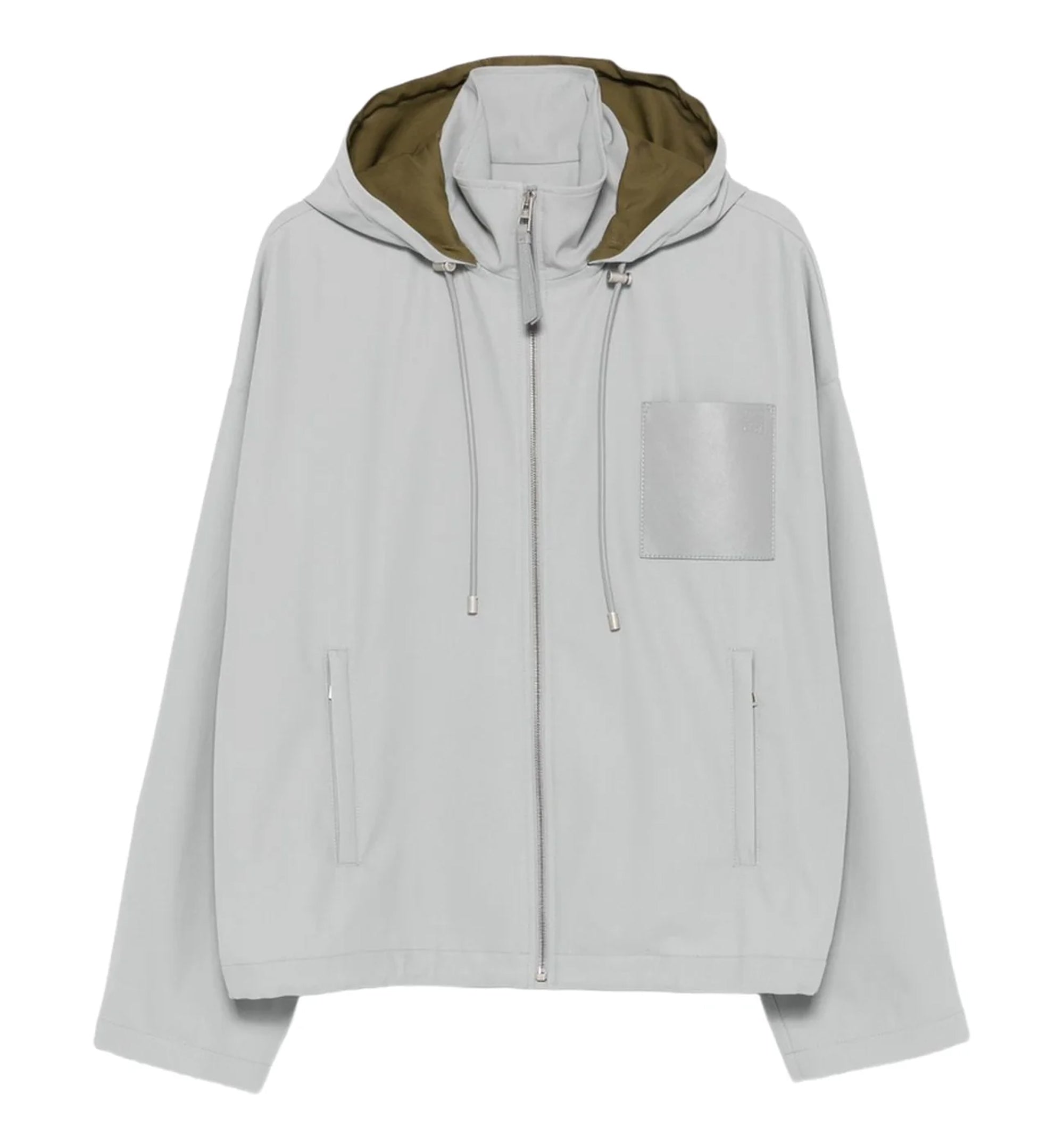 Hooded Jacket In Cotton