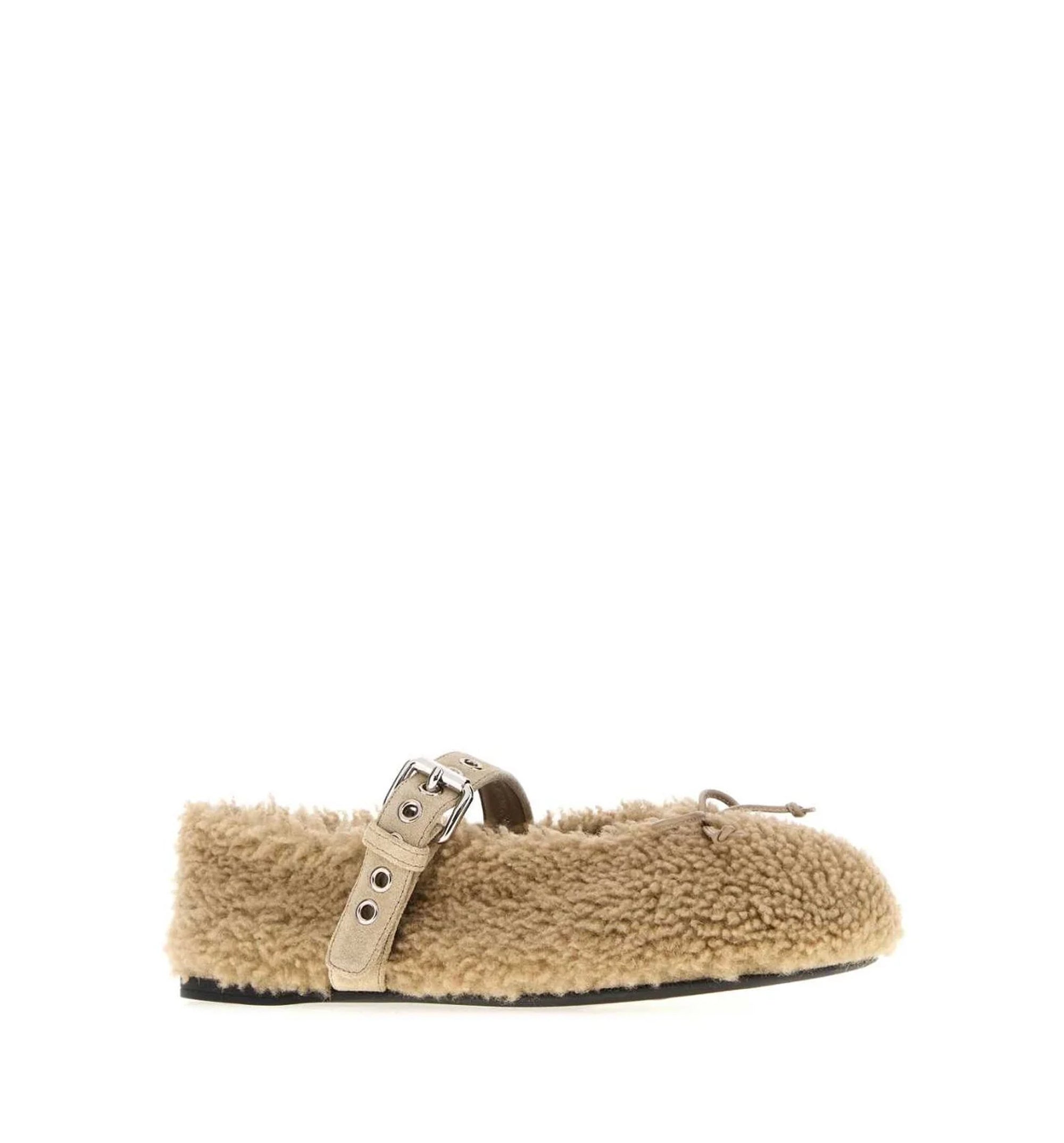 Shearling Ballerinas
