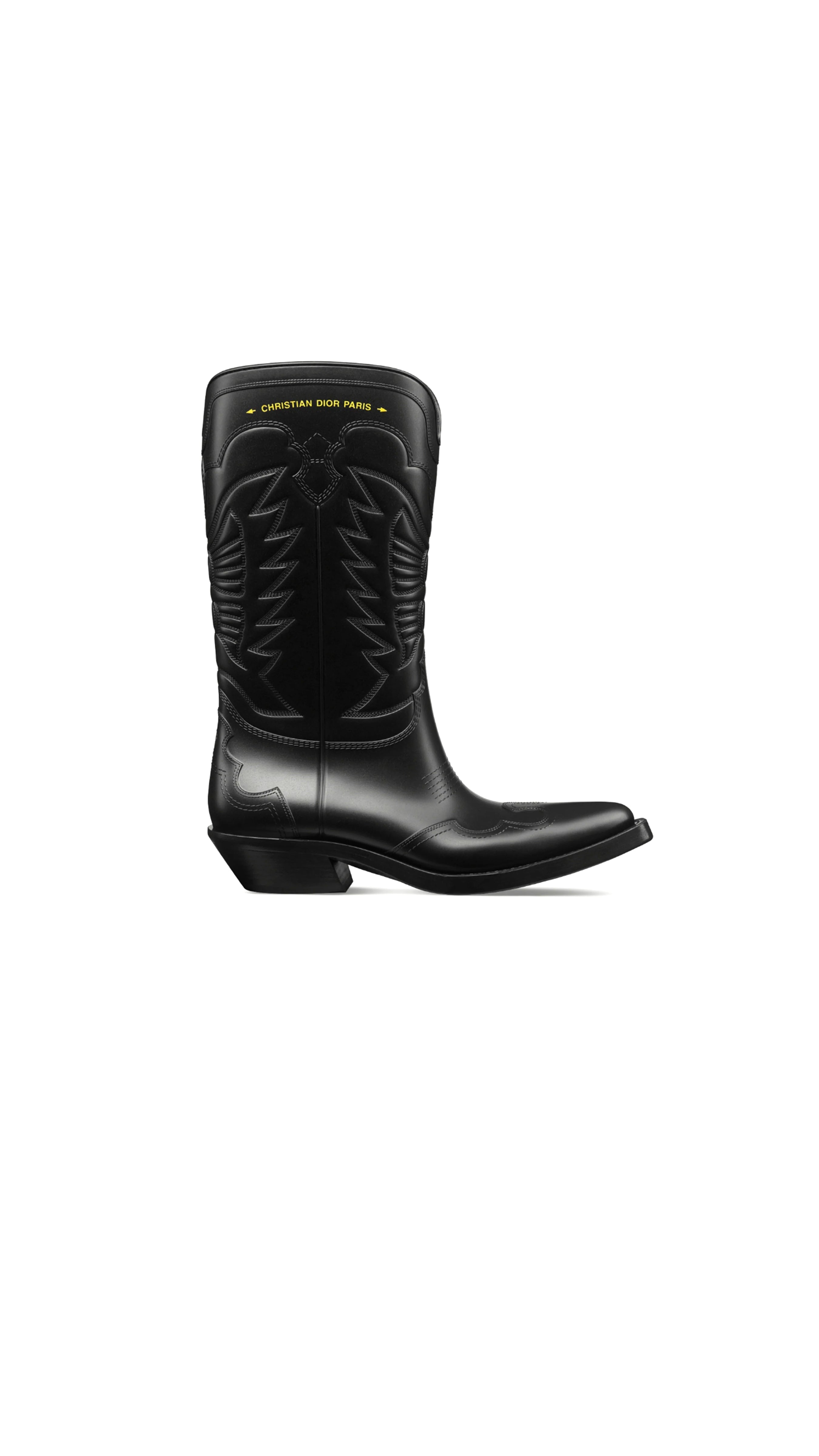 Wind Tall Heeled Boot - Black