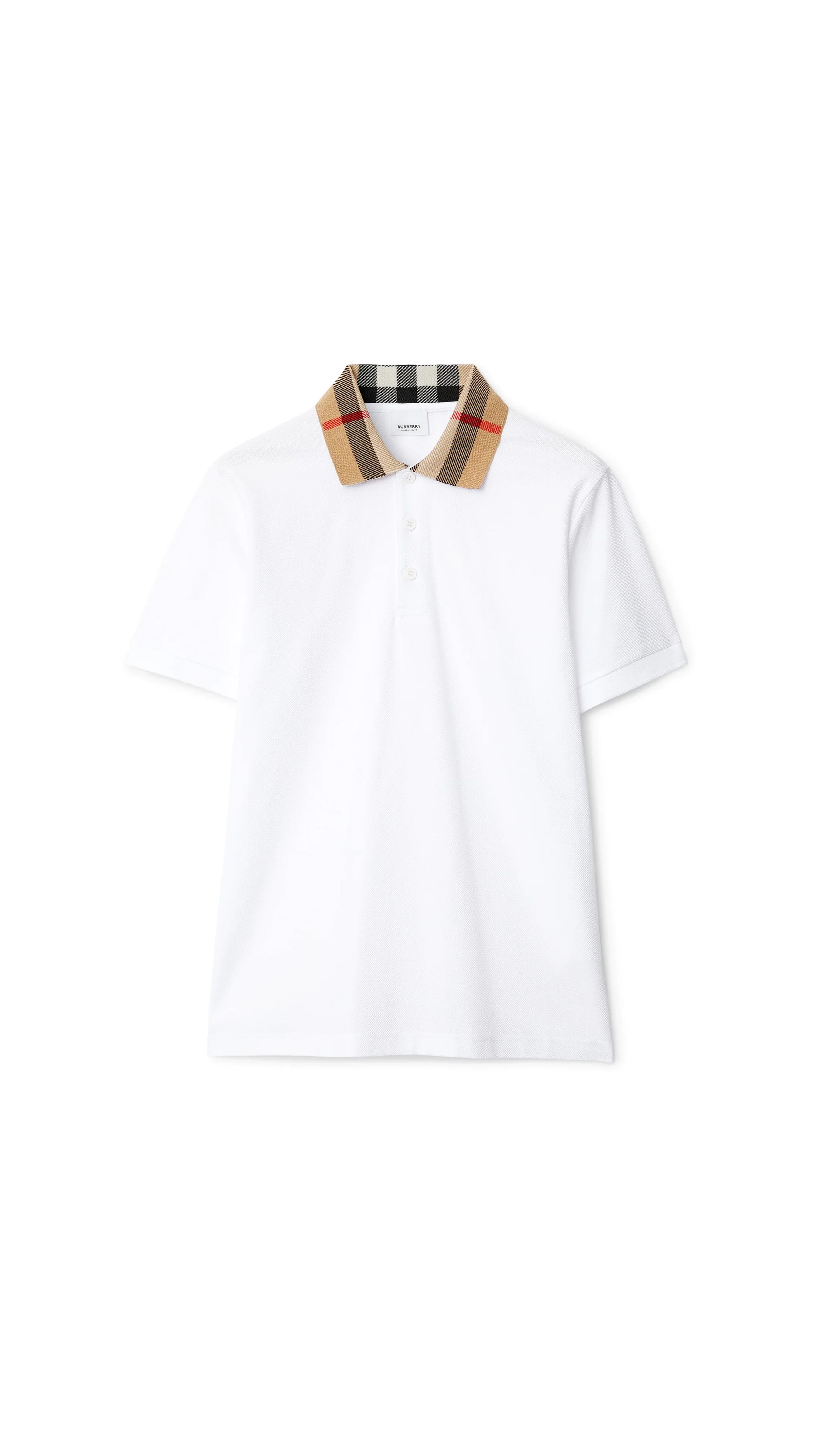 Cotton Polo Shirt - White