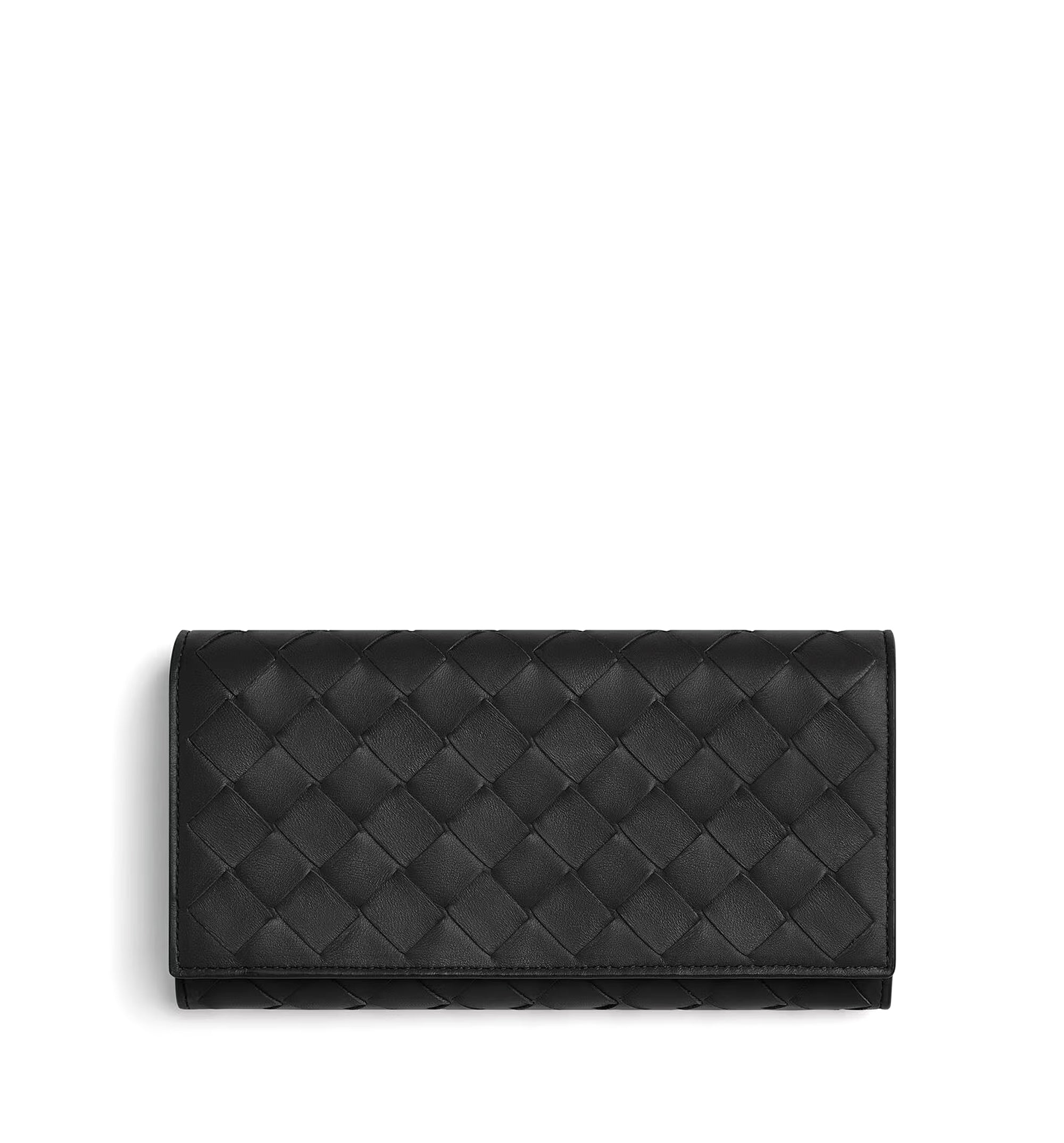 Intrecciato Large Flap Wallet