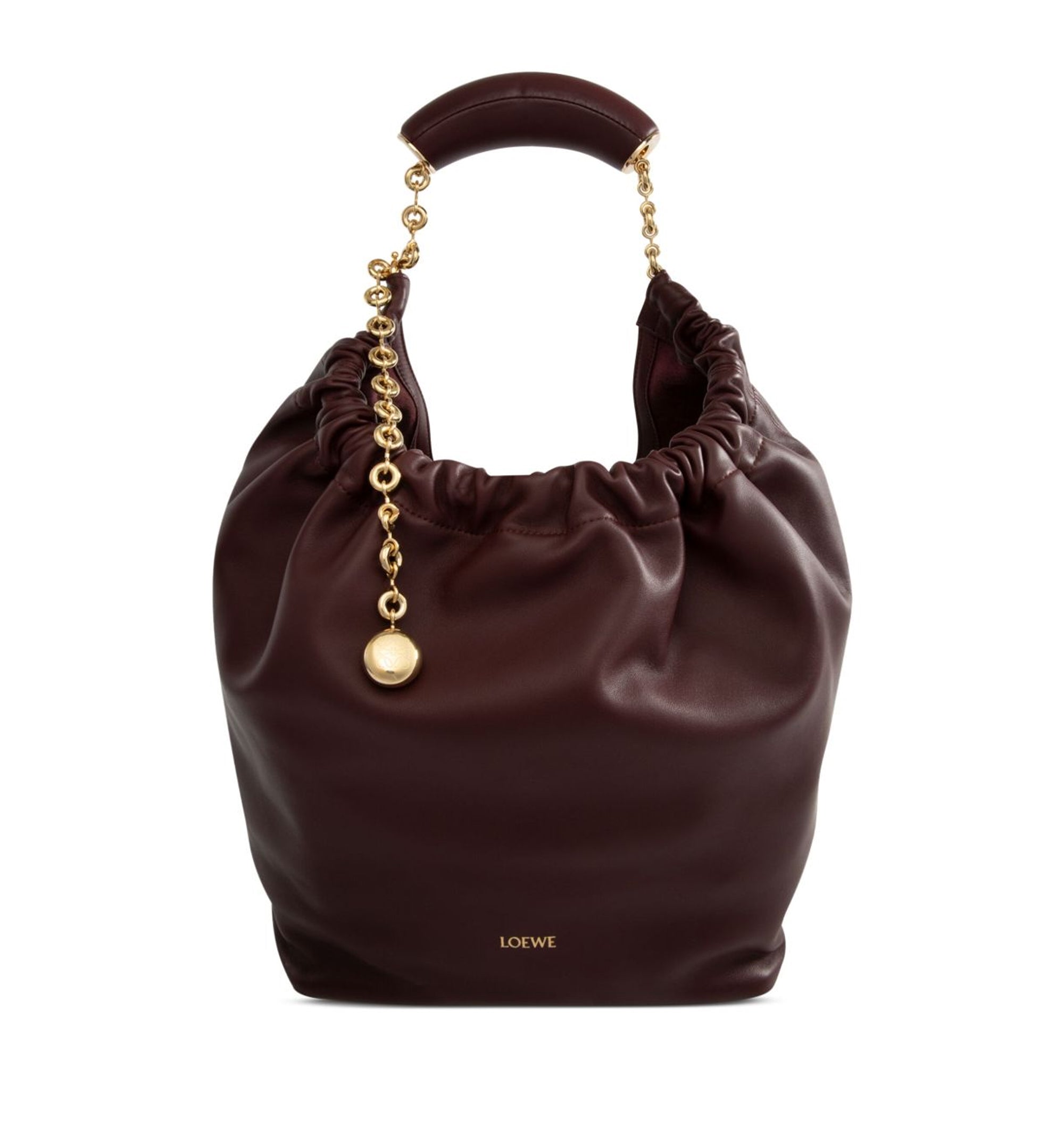 Medium Squeeze Bag In Mellow Nappa Lambskin