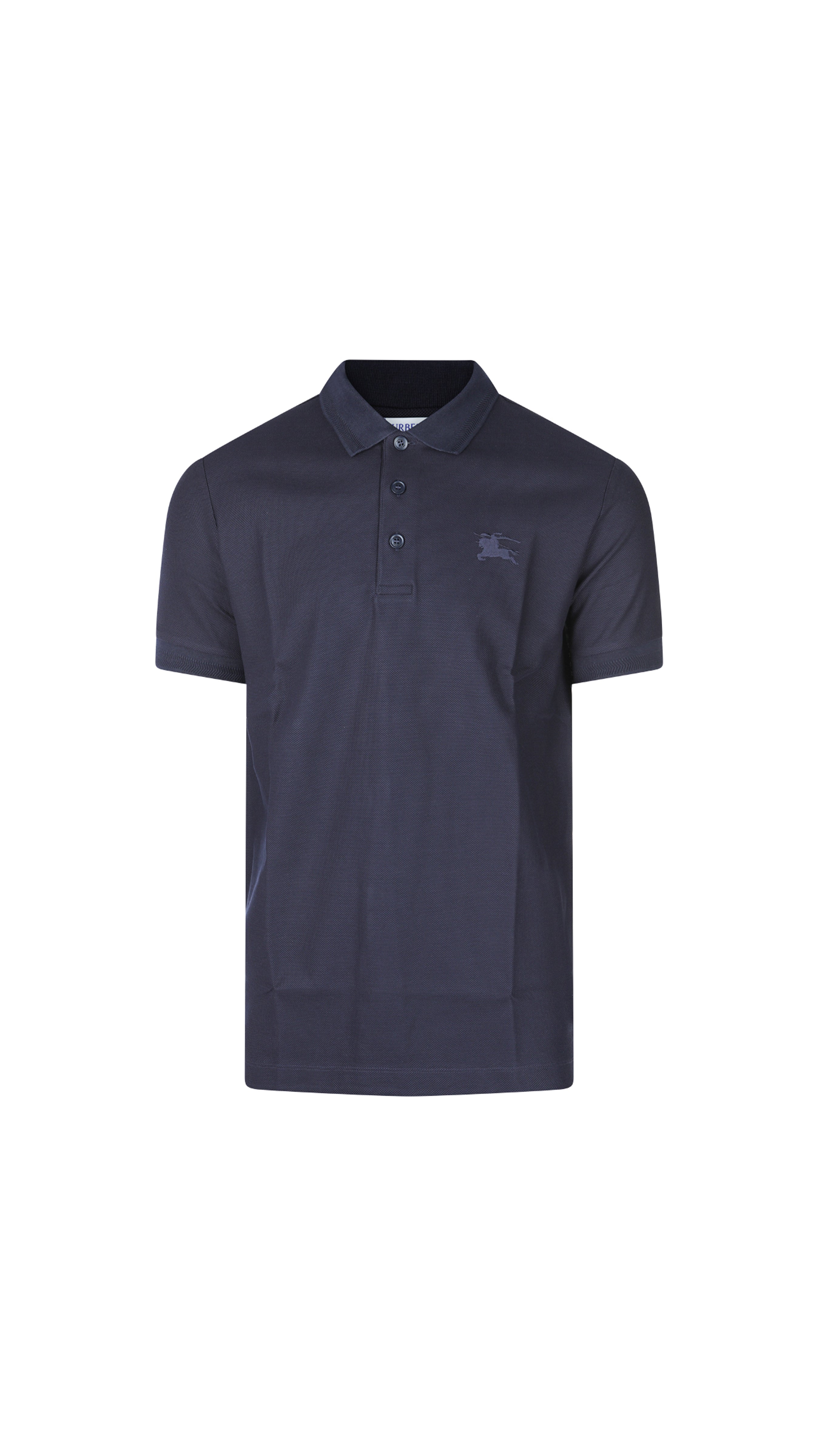 Cotton Polo Shirt - Navy Blue