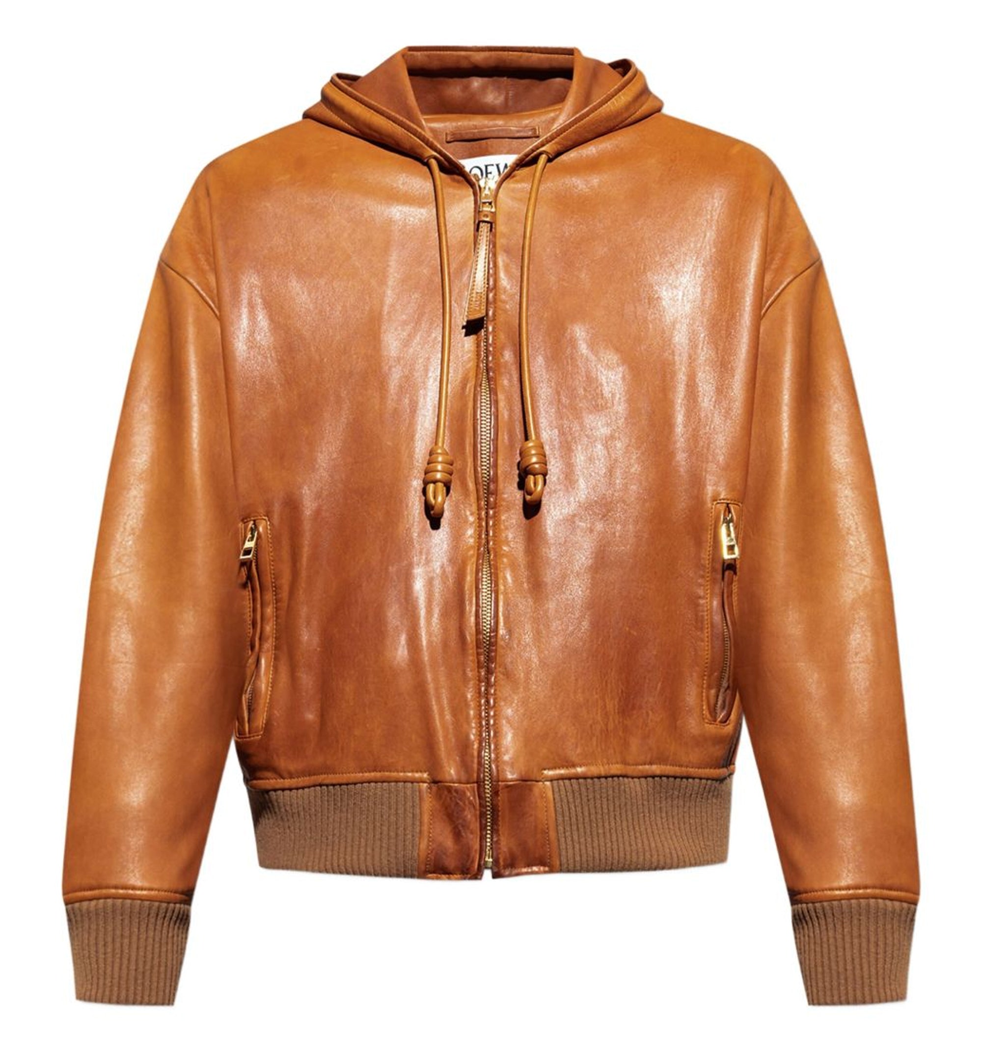 Hooded Jacket In Nappa Lambskin