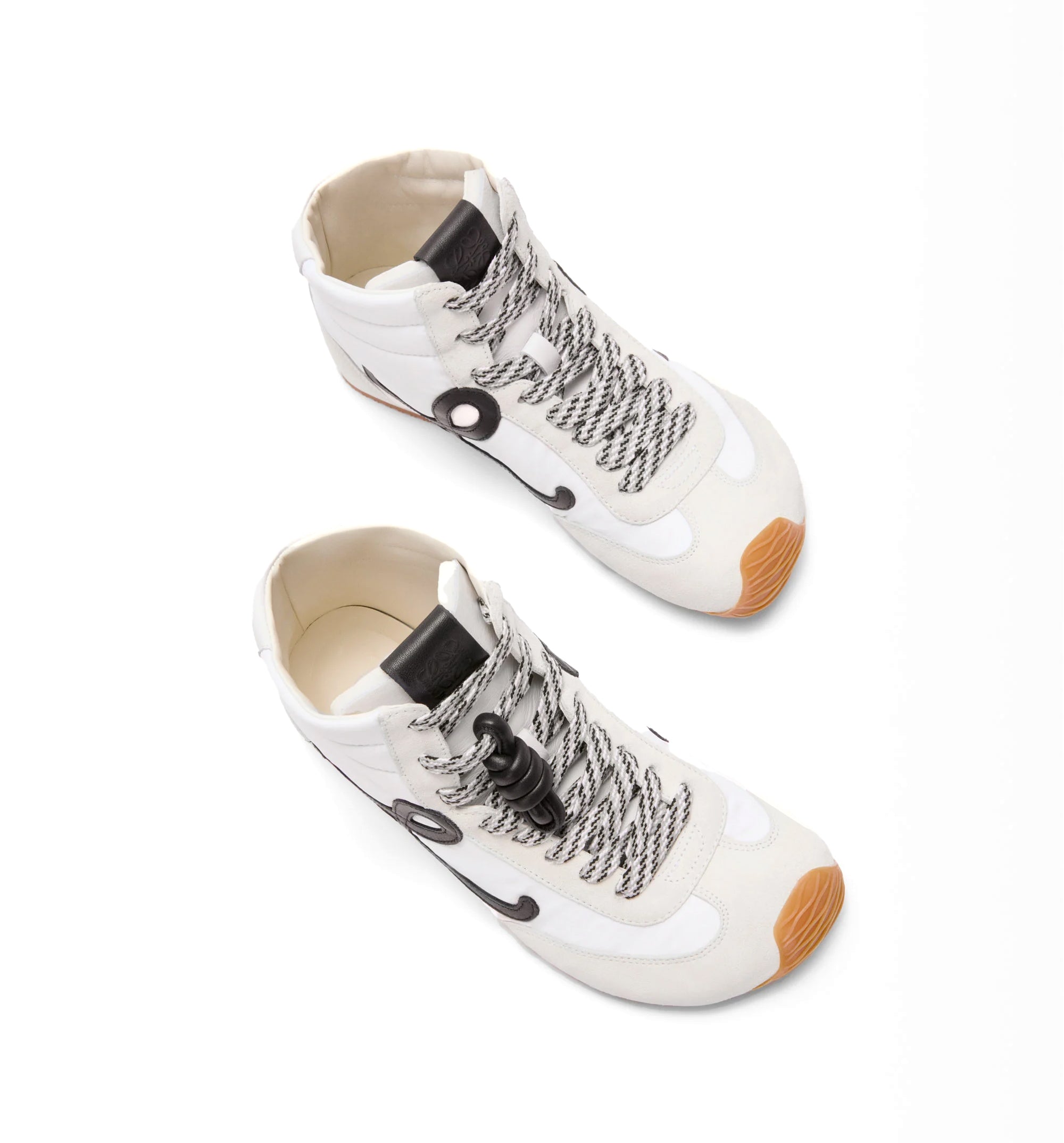 Ballet Runner 2.0 High-top In Nylon And Calfskin