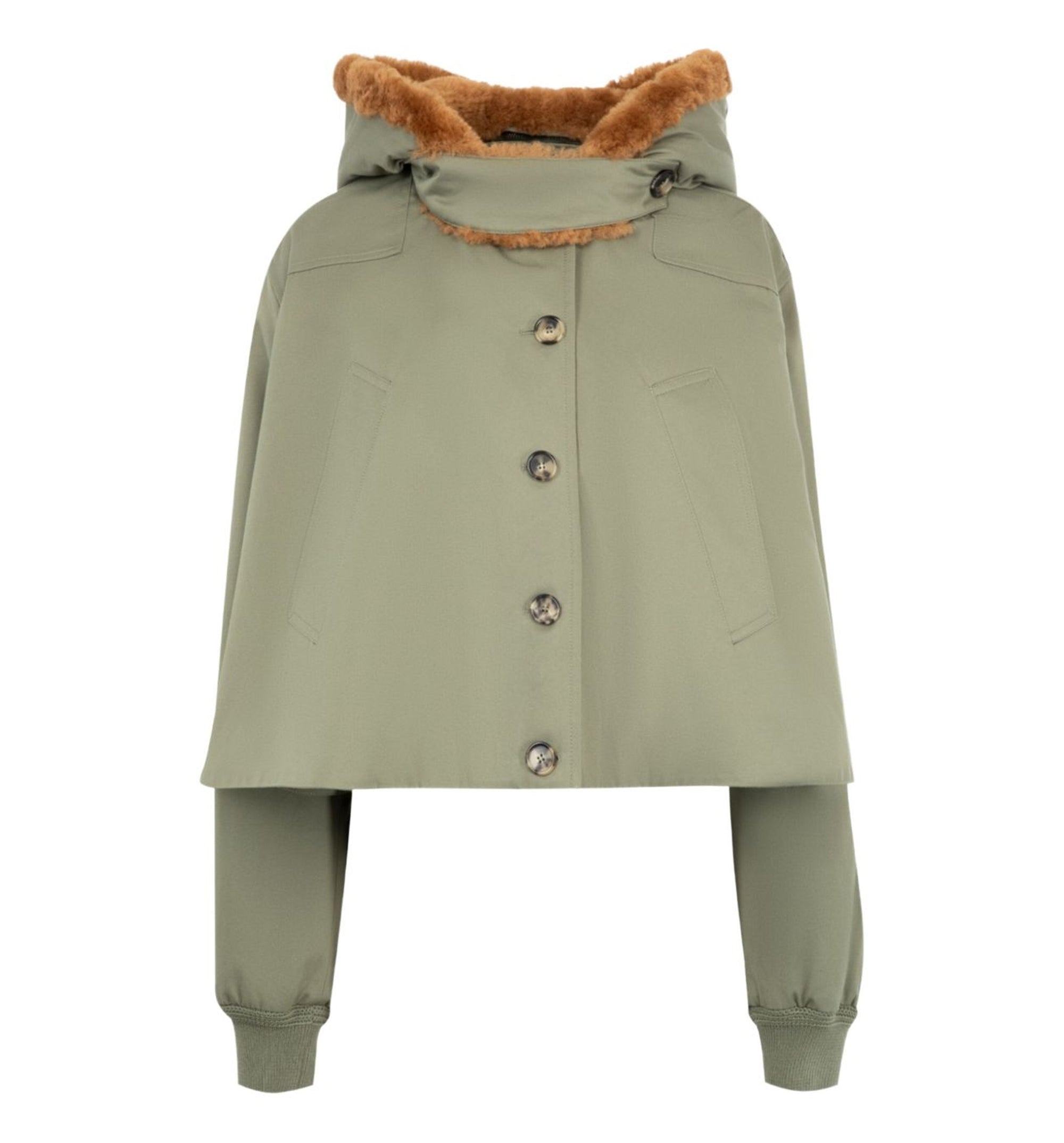 Short Parka In Cotton
