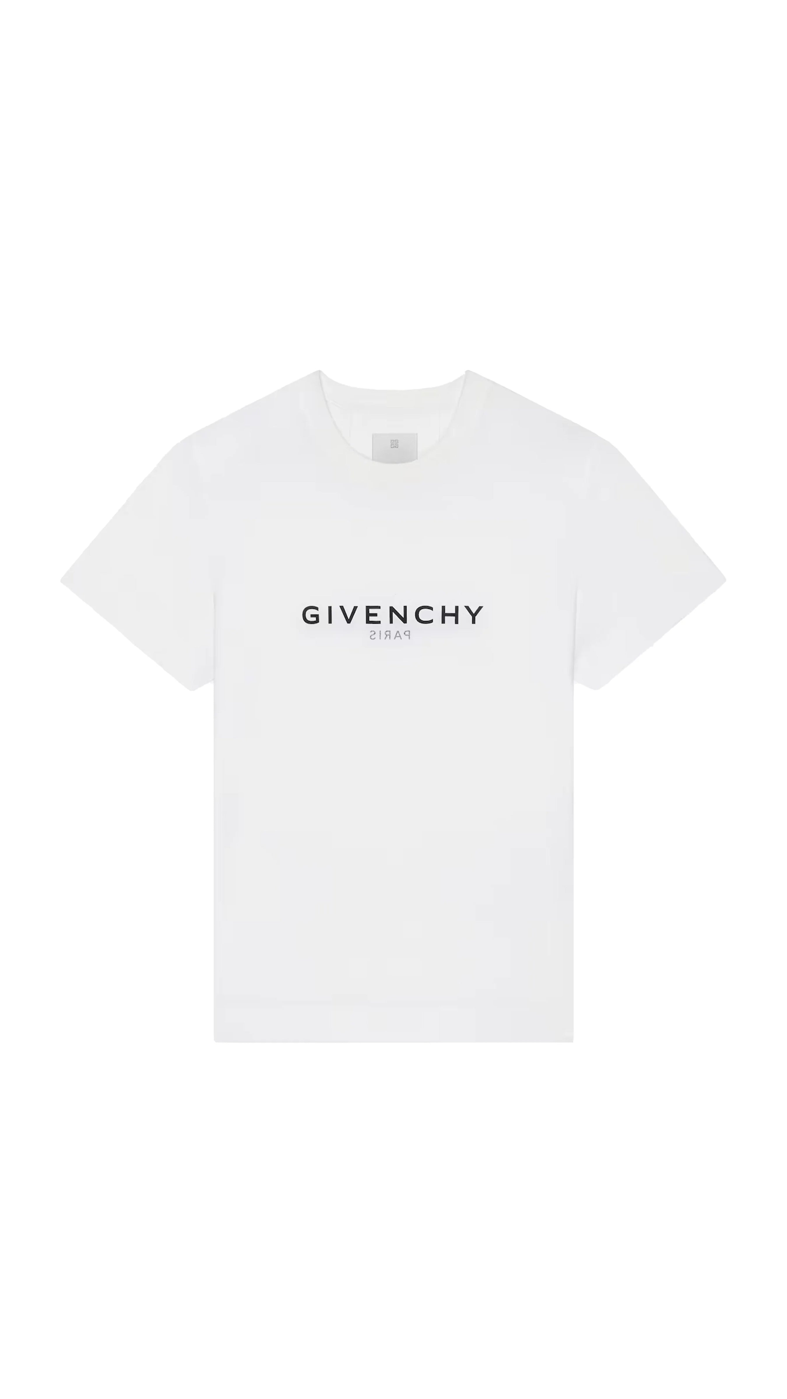 Reverse Slim Fit T-Shirt - White