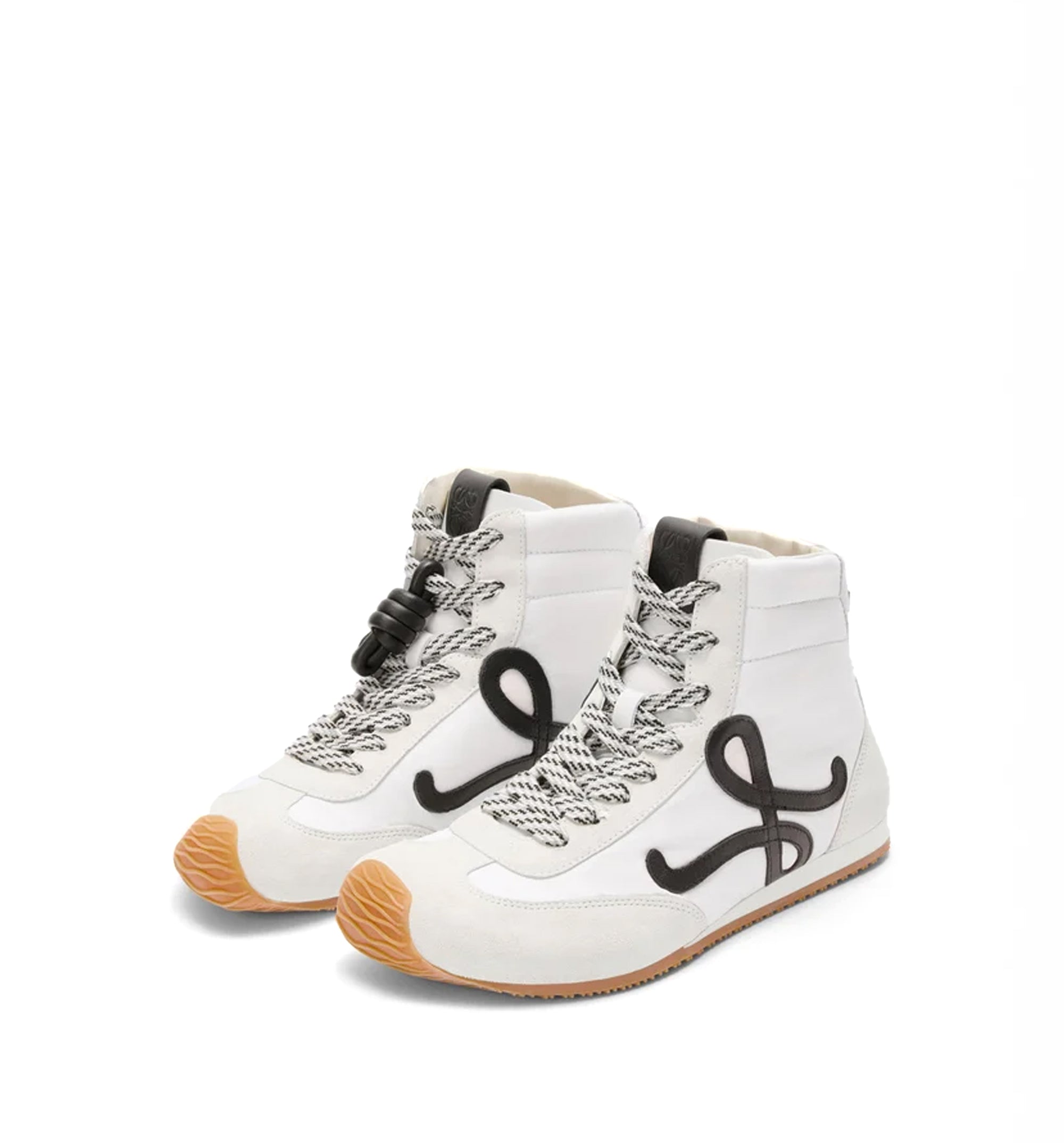 Ballet Runner 2.0 High-top In Nylon And Calfskin