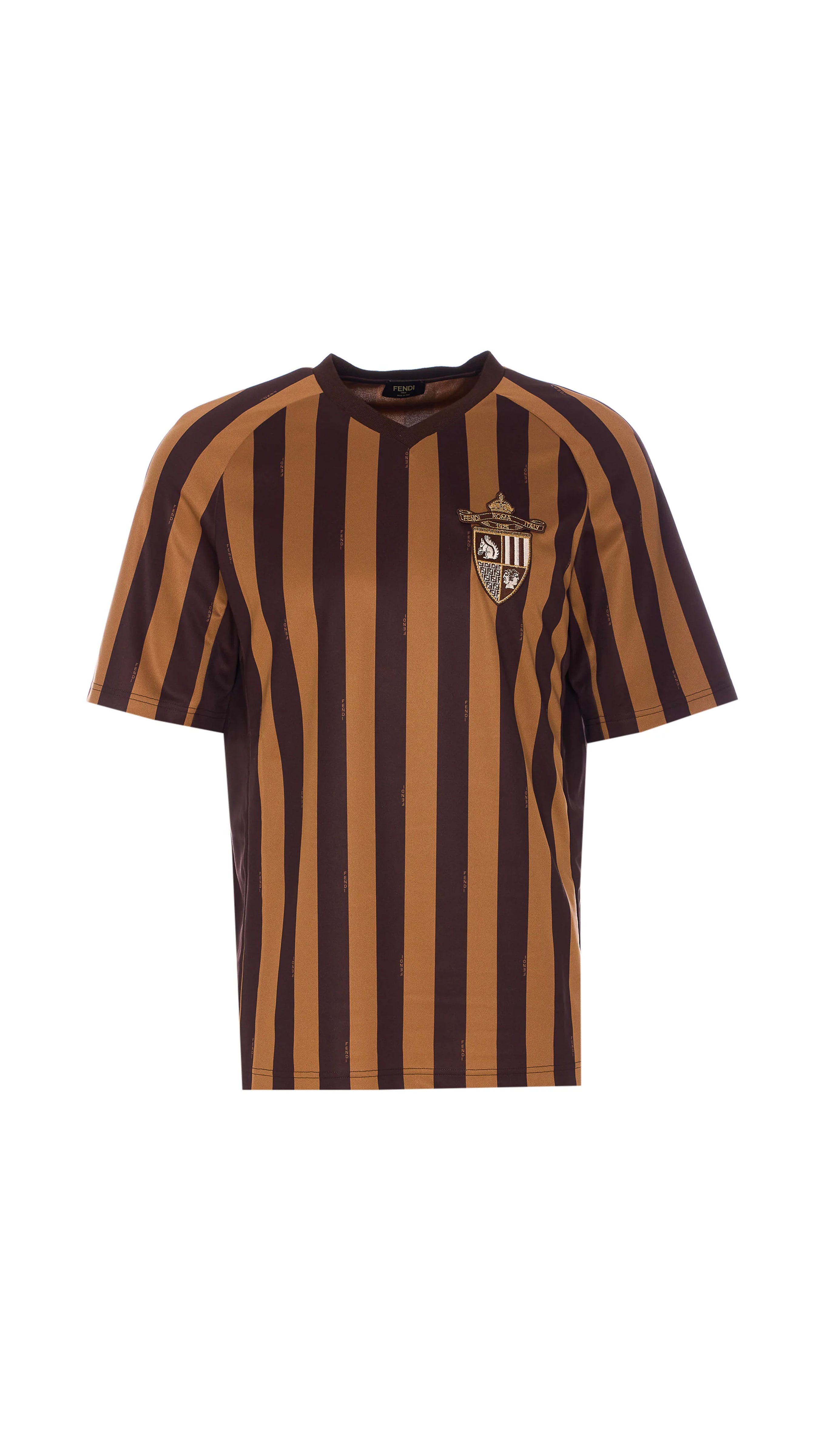 Pequin Fabric T-shirt - Brown
