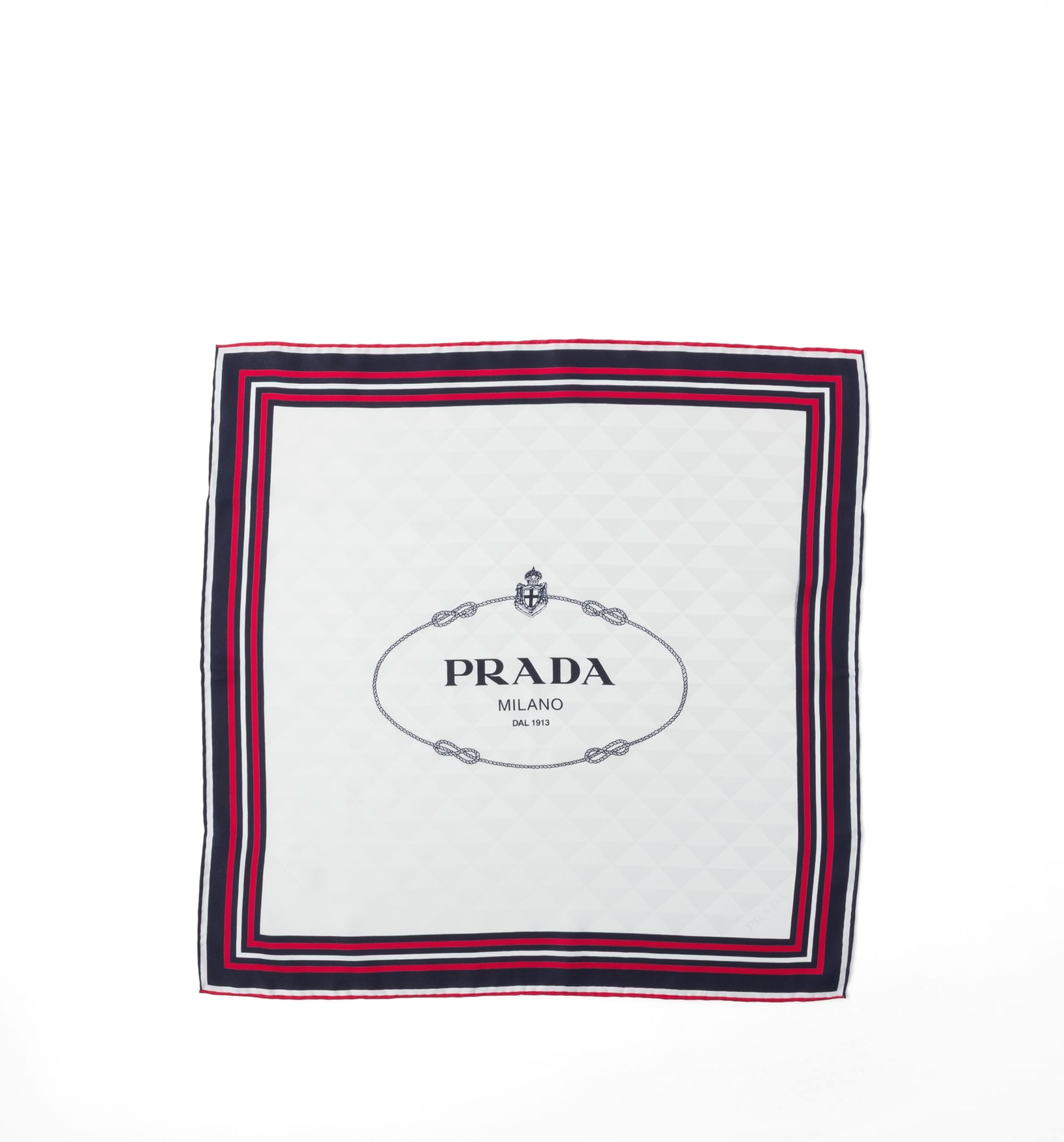 Printed silk twill jacquard scarf 55 x 55 cm