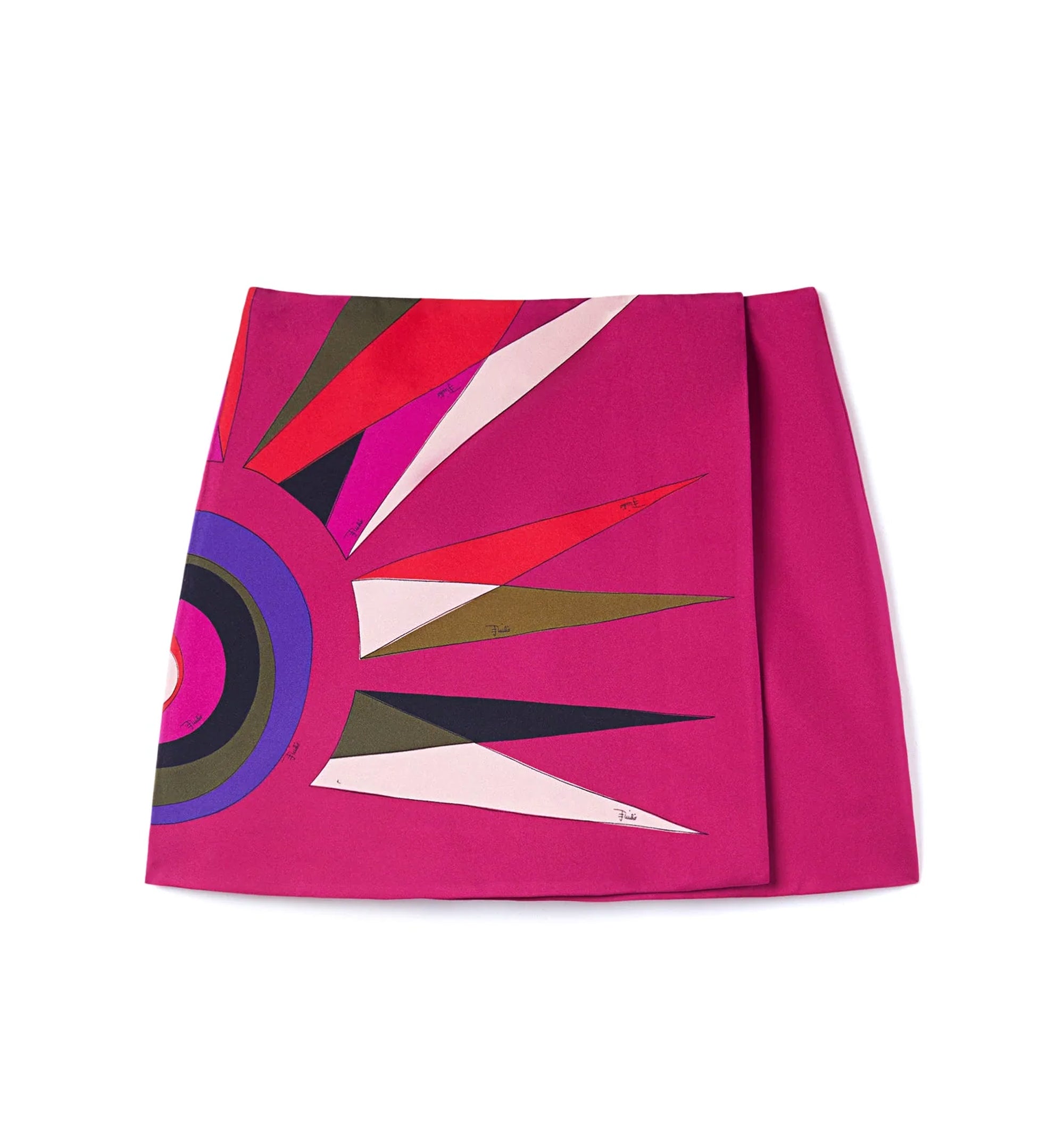 Hawaii Print Mini Skirt - Multicolour