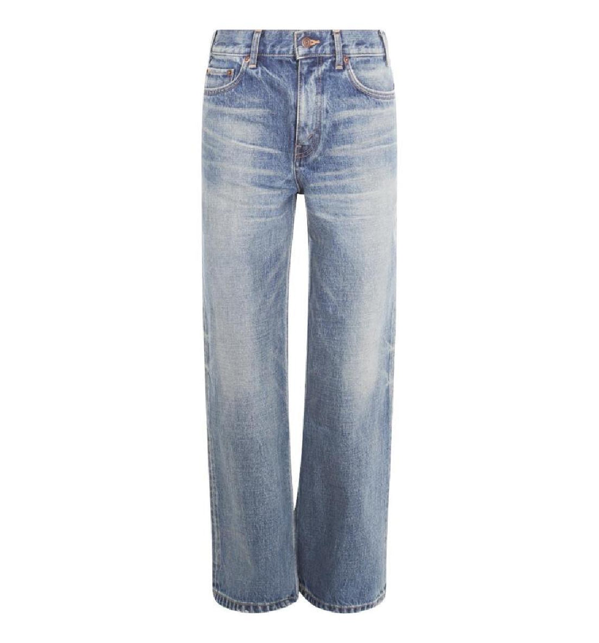 Jolene Jeans In Charcoal Wash Denim - Light Denim Wash