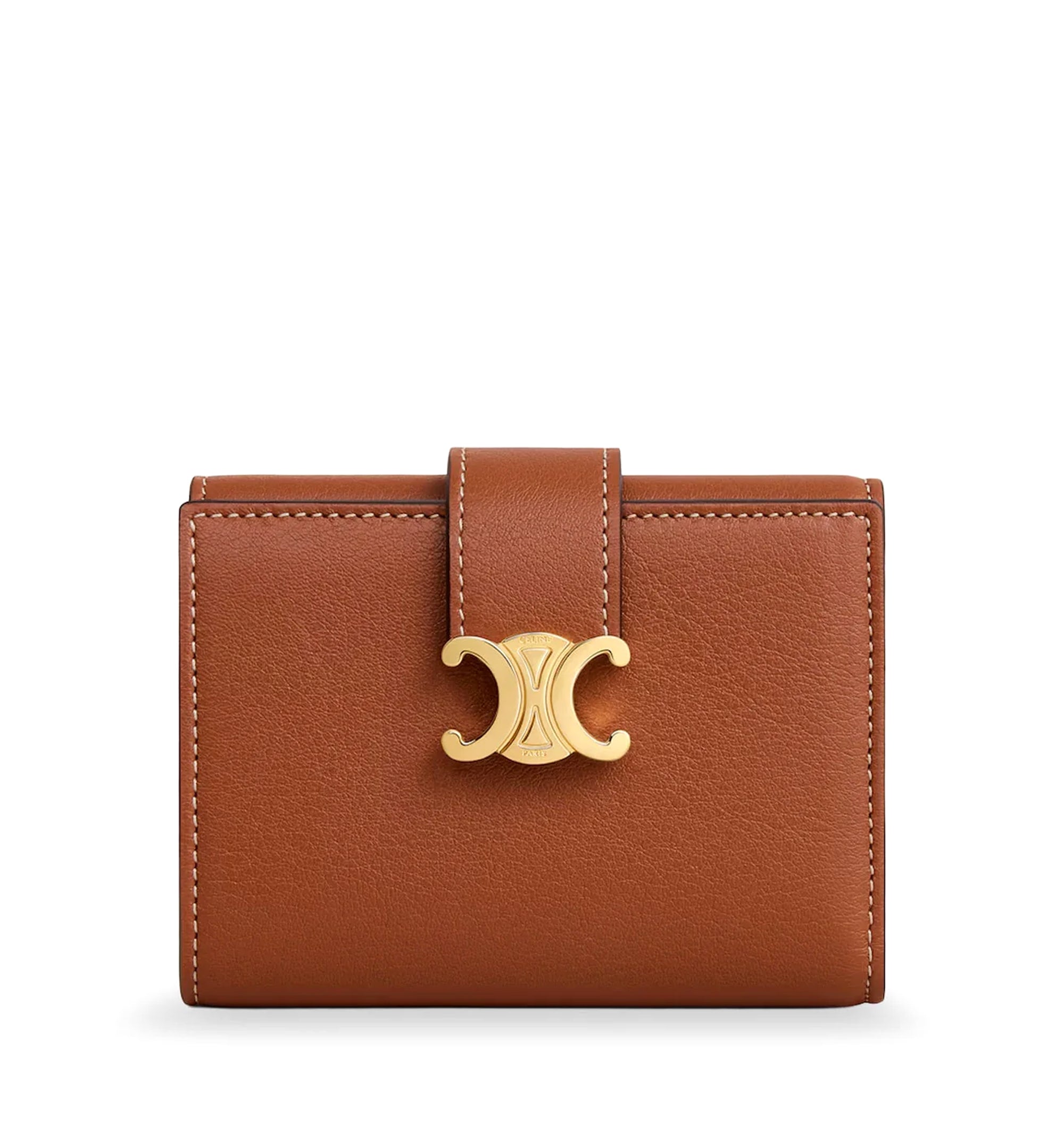 Fine Strap Wallet Nino in Supple Grained Calfskin