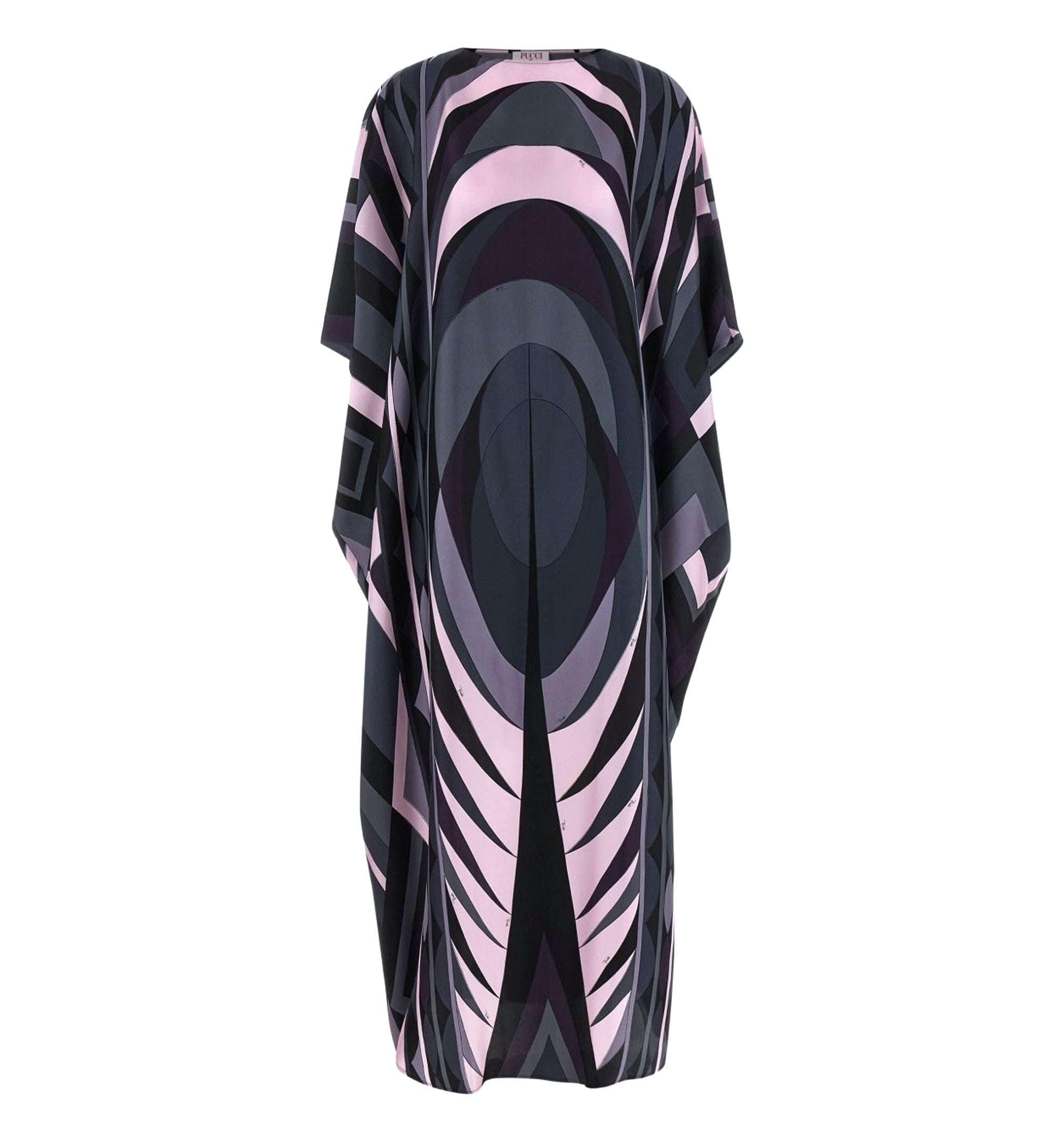 Printed Silk Kaftan - Multicolour