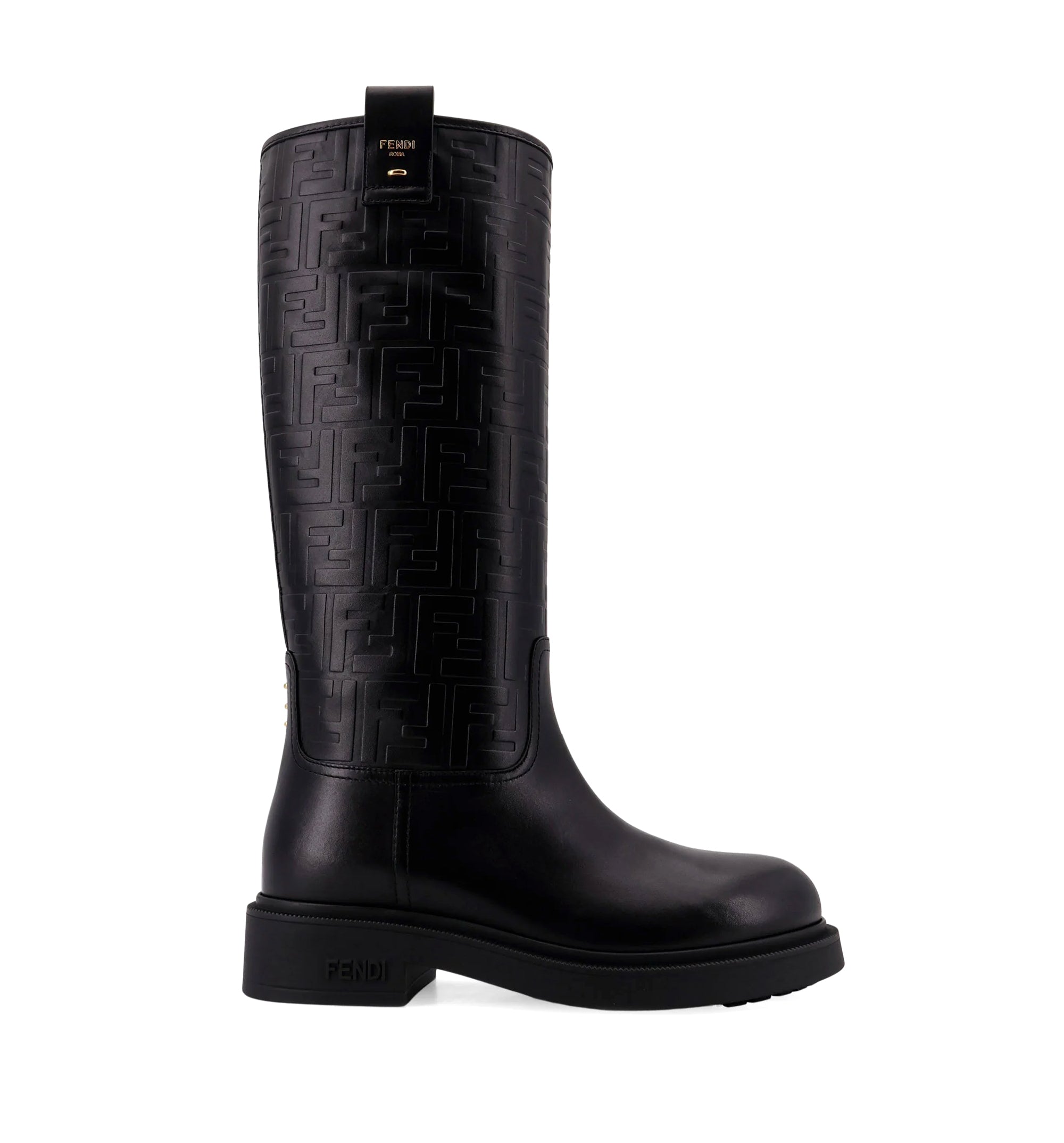 Fendi Filo Leather Boots