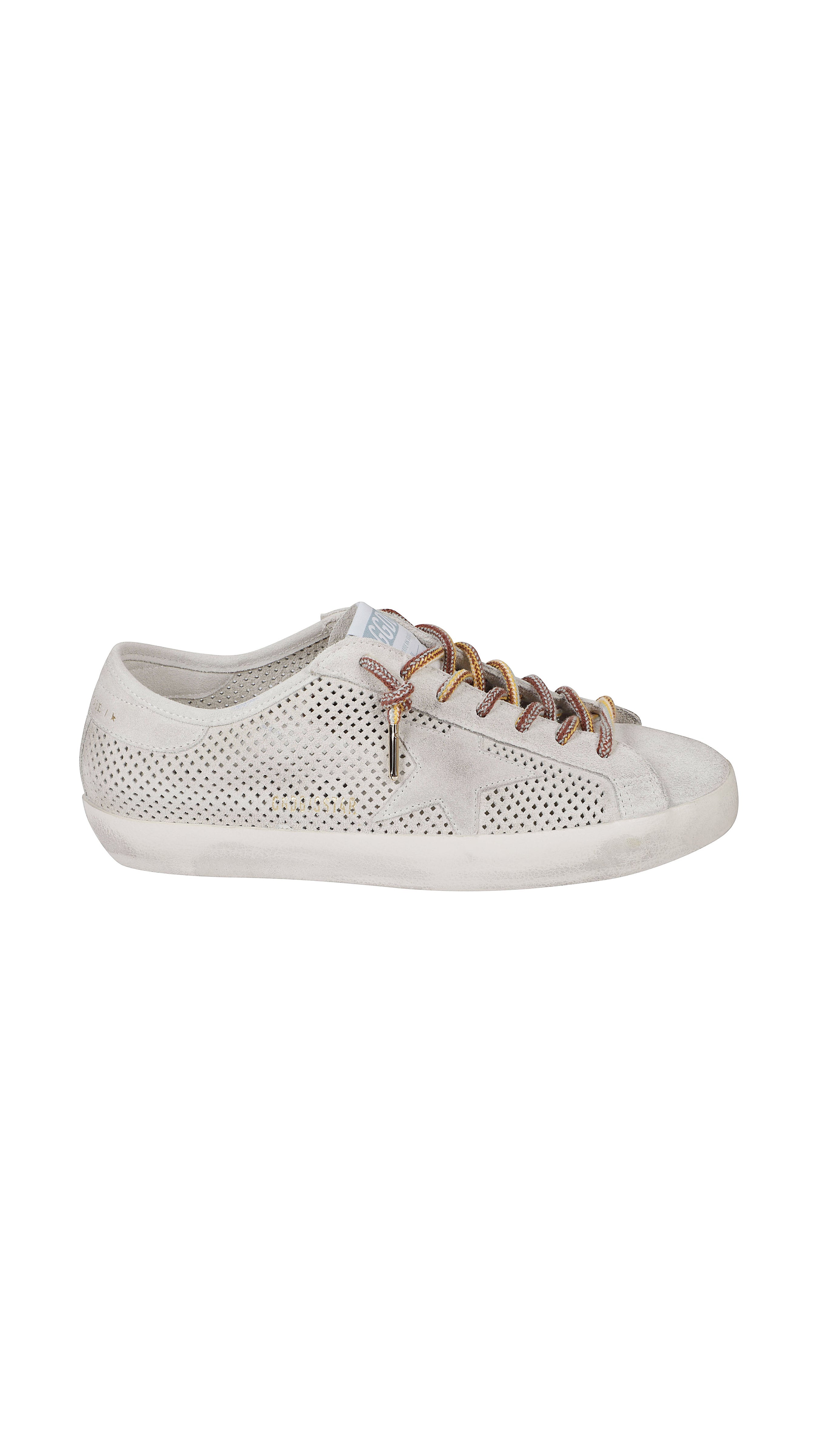 Super Star Lace-Up Sneakers - White