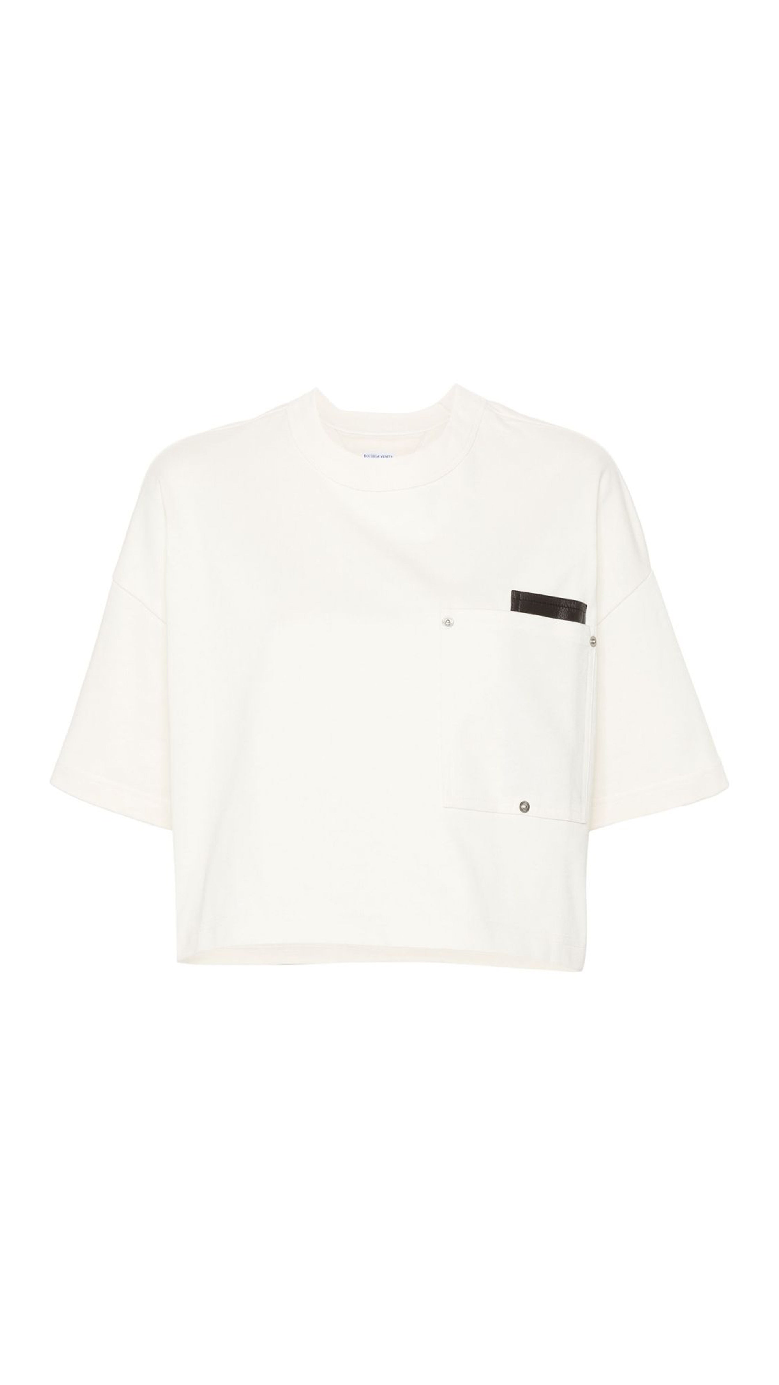 Cotton Crop T-shirt - Chalk