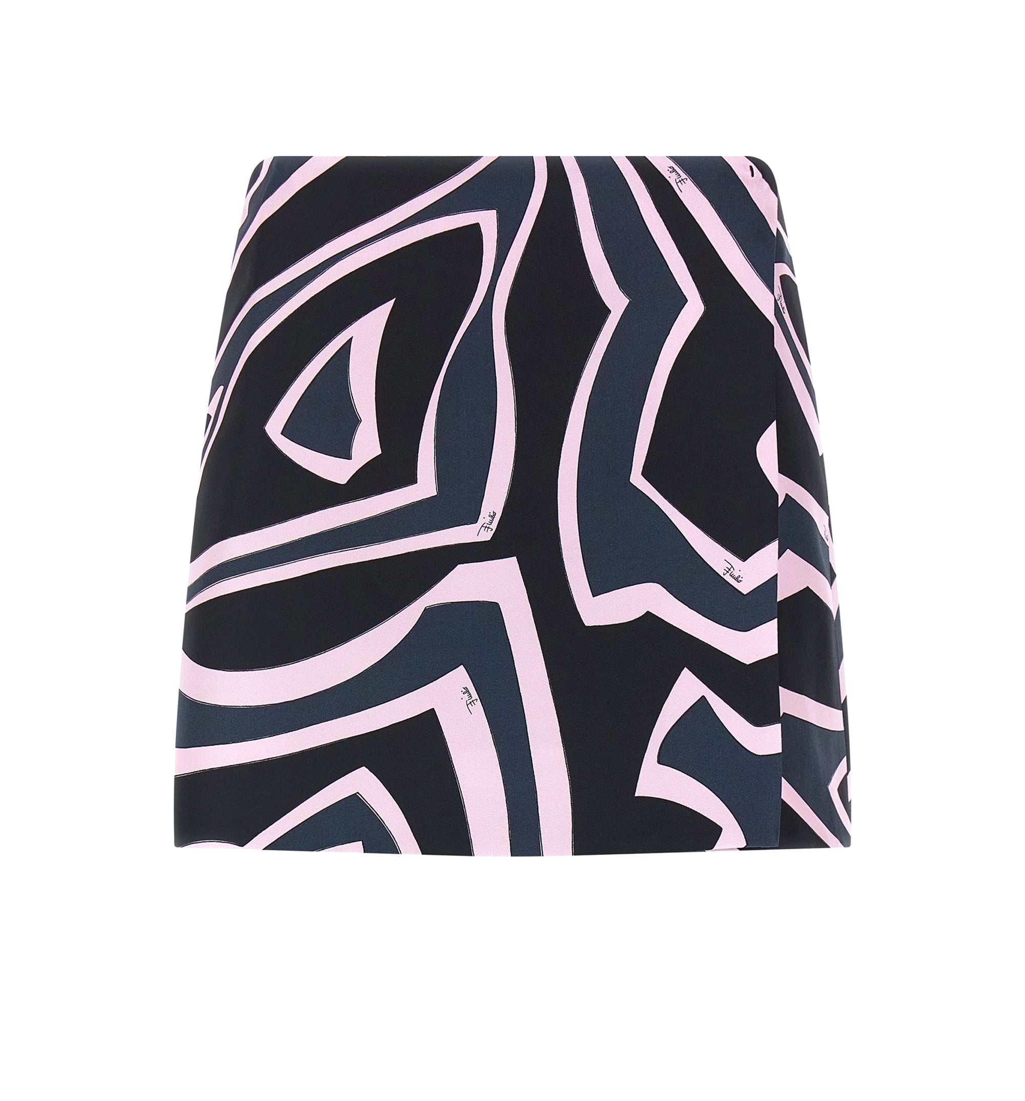 Labirinto Print Mini Skirt - Multicolour / Black