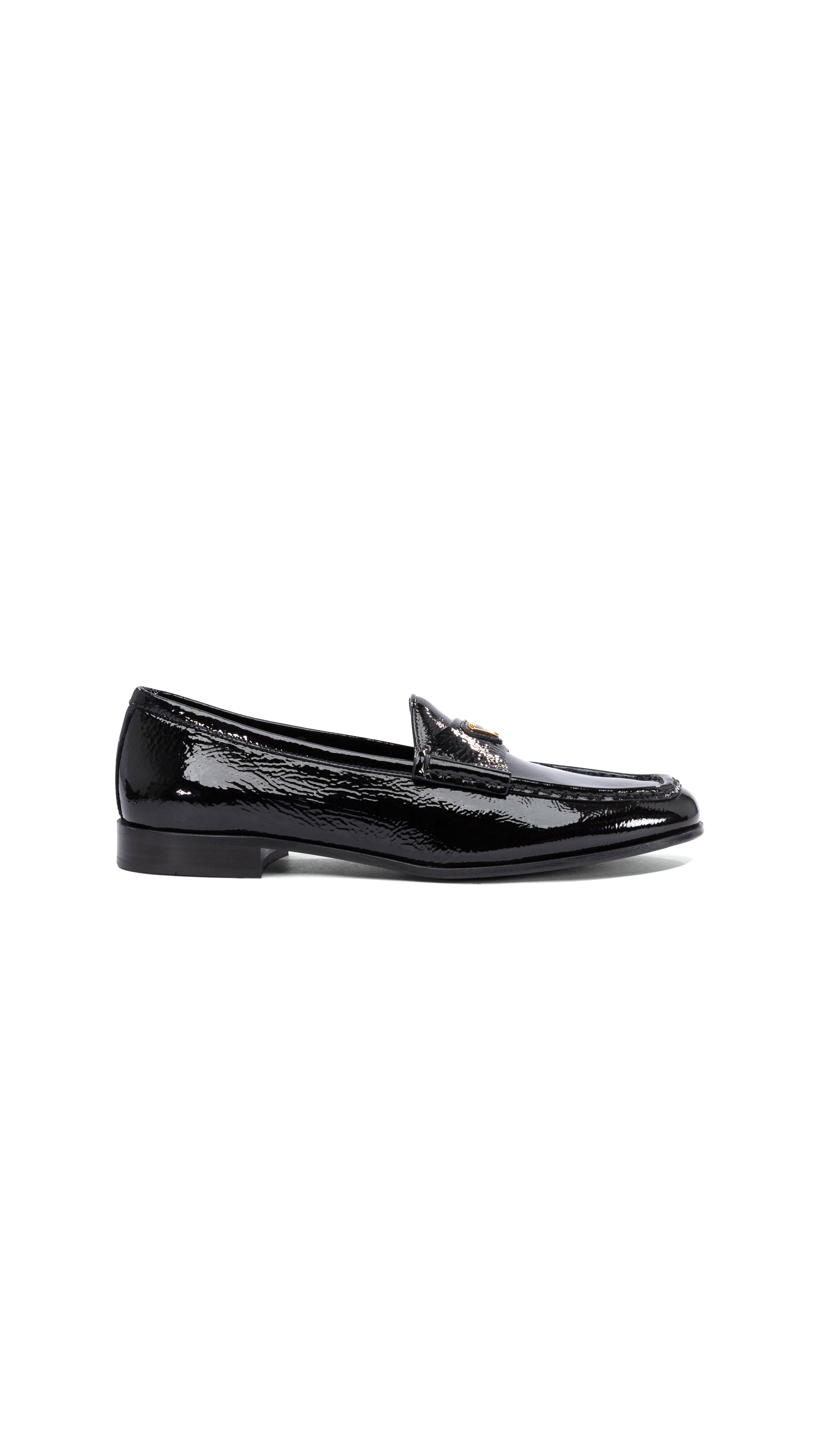 Naplak Patent Leather Loafers  - Black