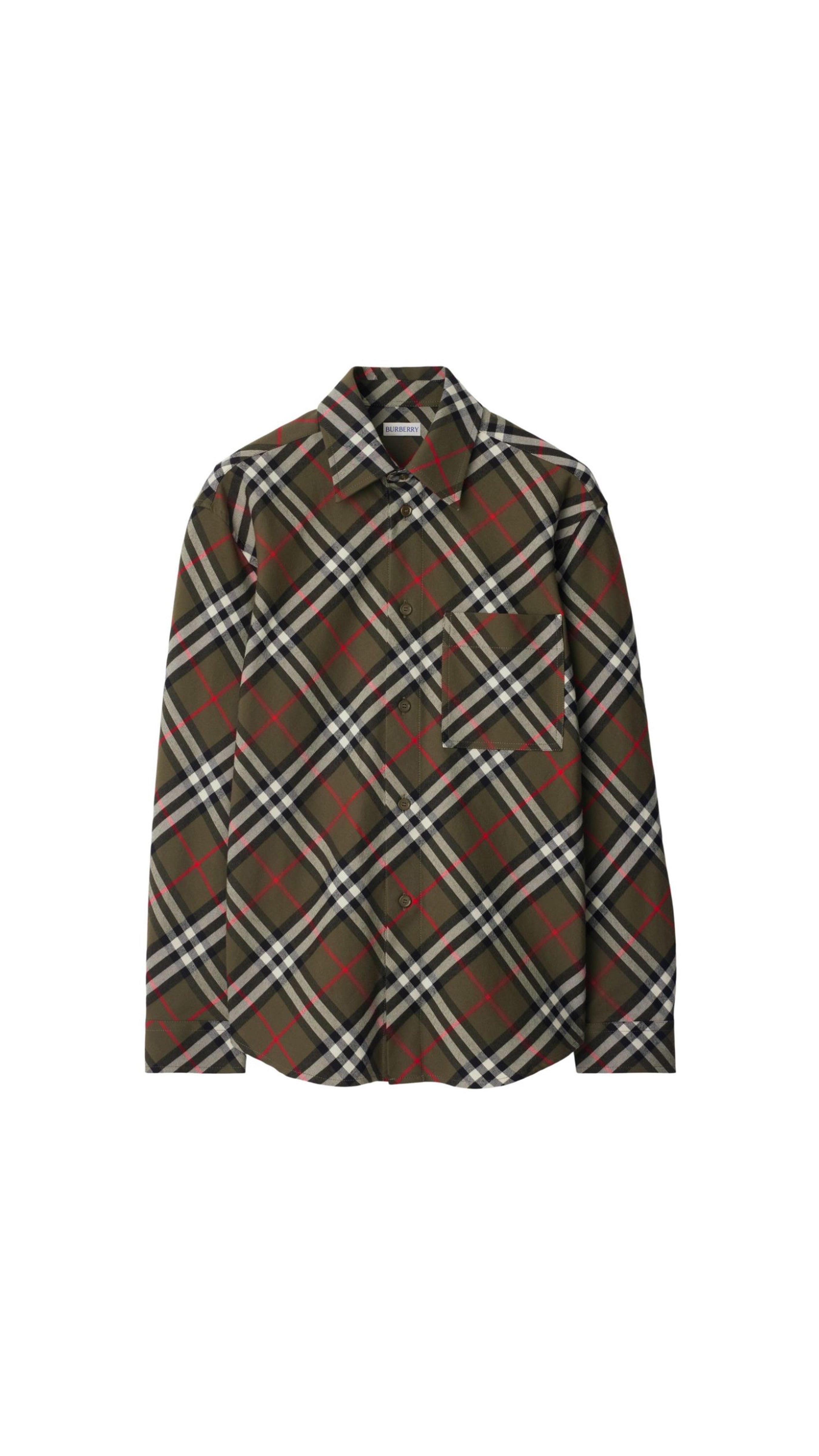 Vintage Checked Shirt - Brown