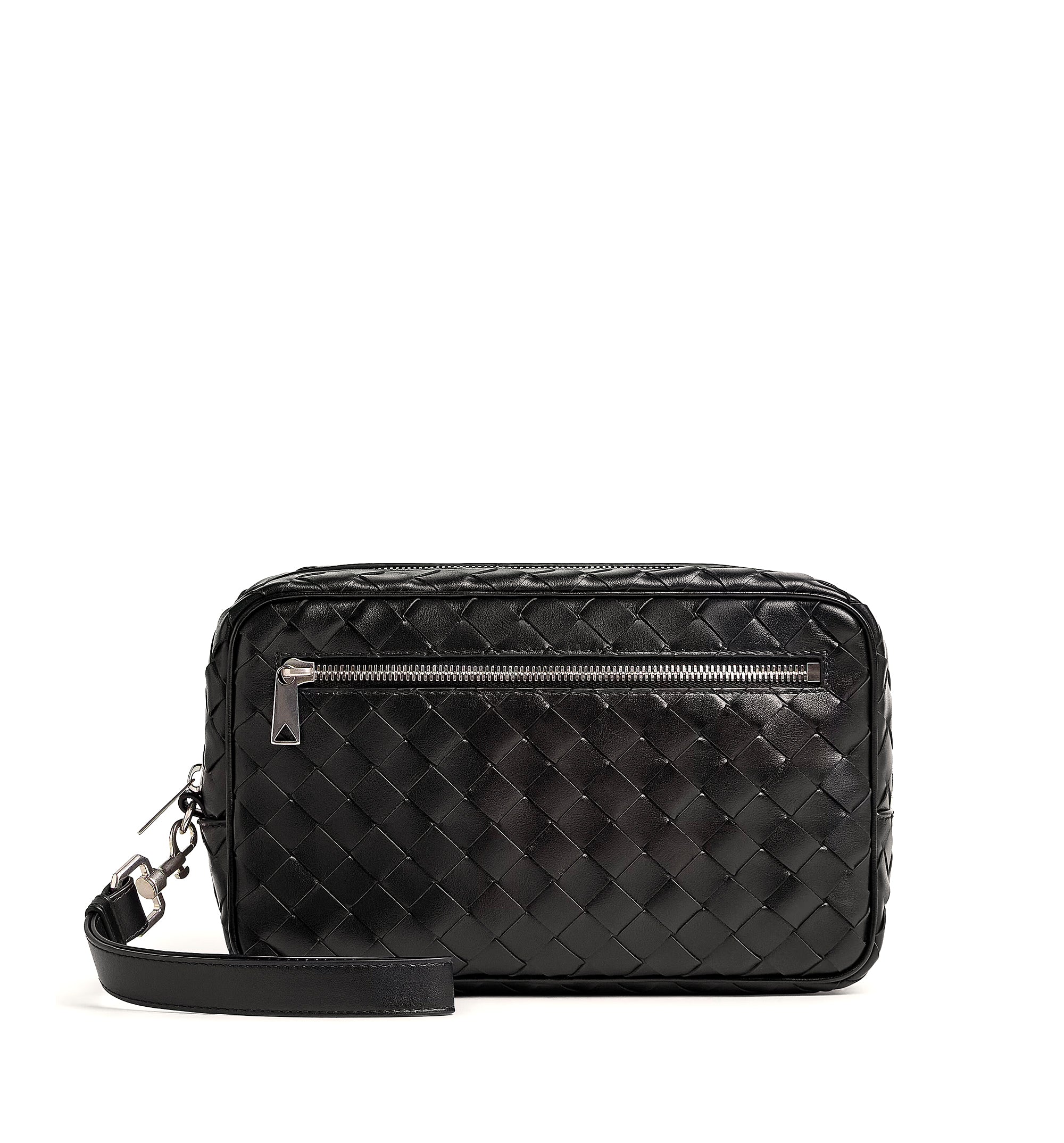 Intrecciato Pouch With Wristlet
