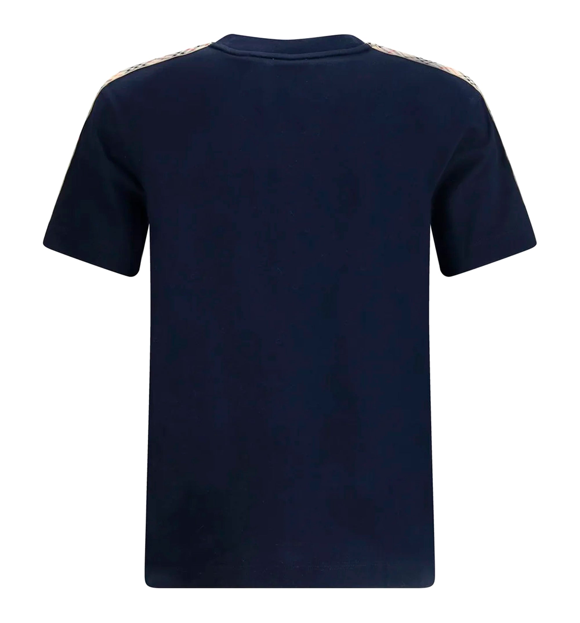 Burberry EKD Embroidered Checked-Band T-Shirt