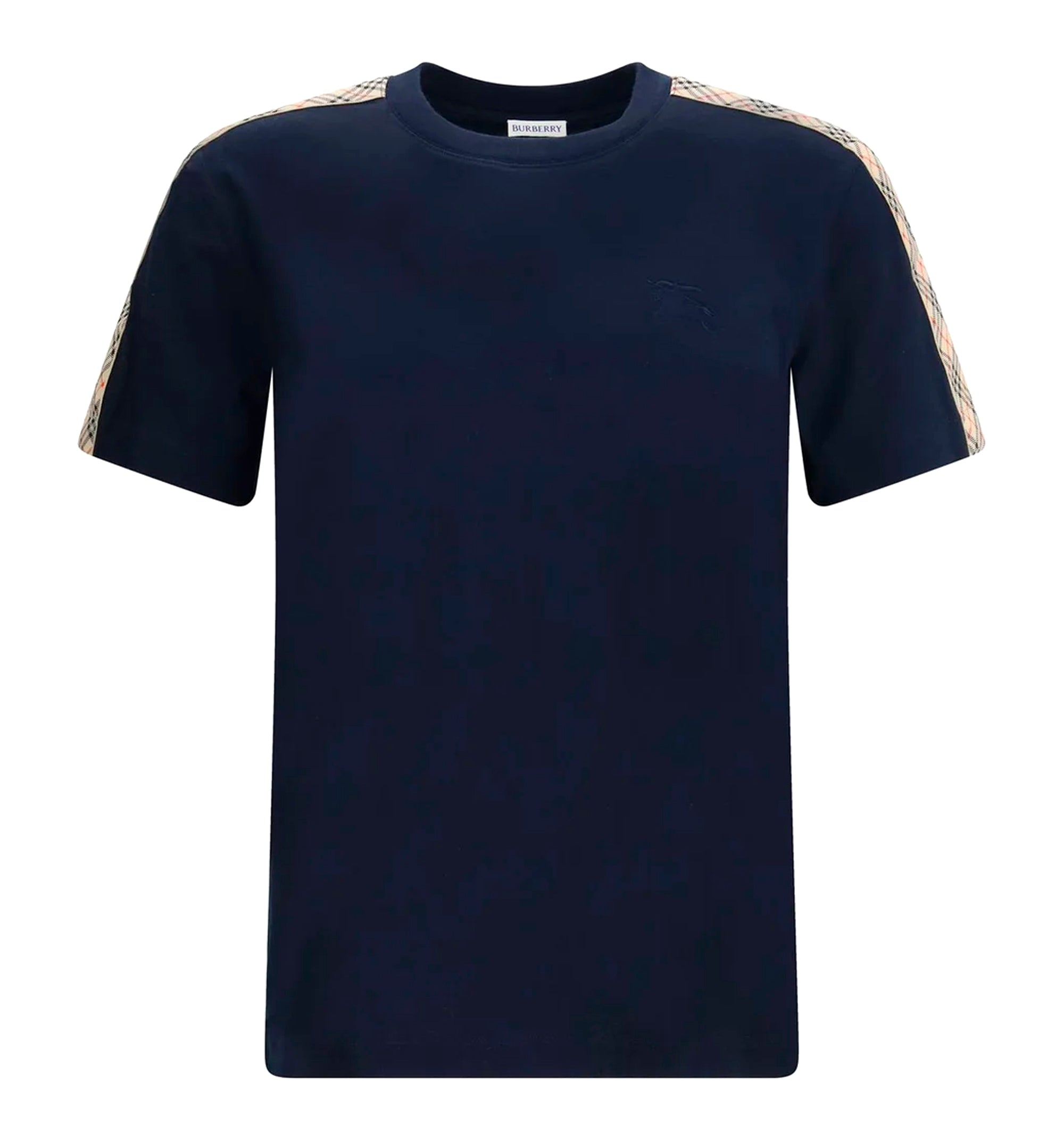 Burberry EKD Embroidered Checked-Band T-Shirt