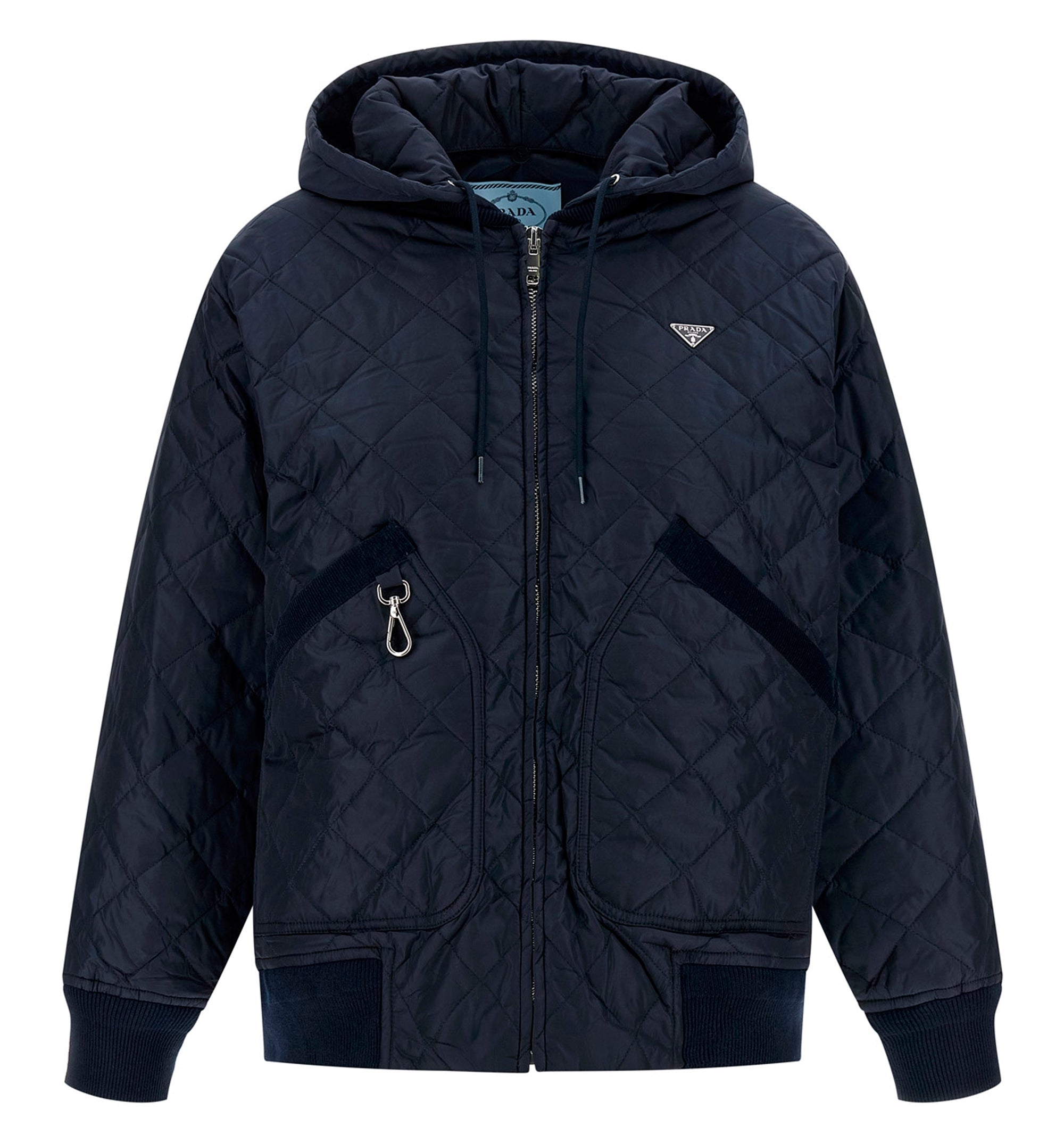 Re-Nylon blouson jacket with hood
