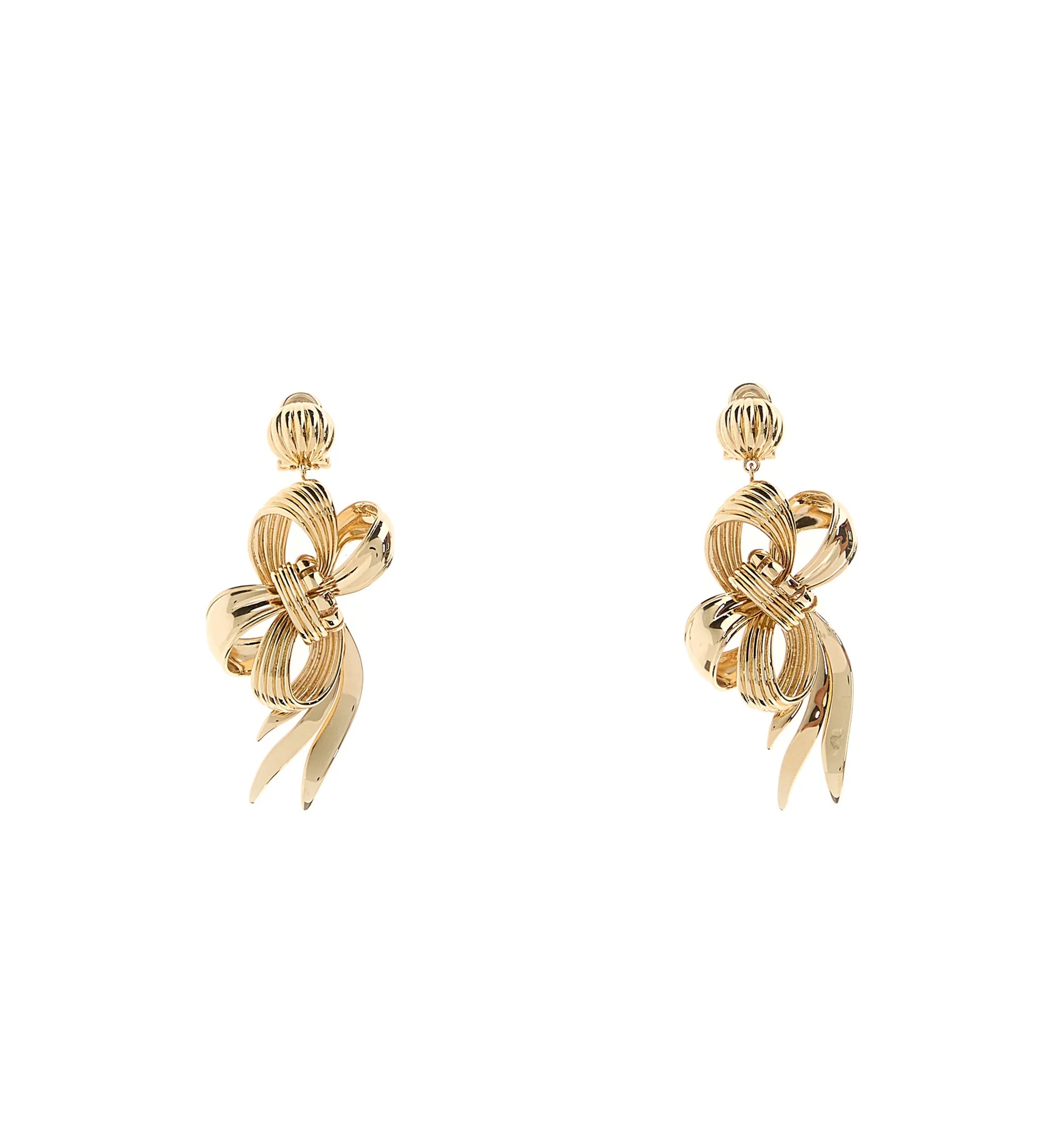 Metal Bow Earrings