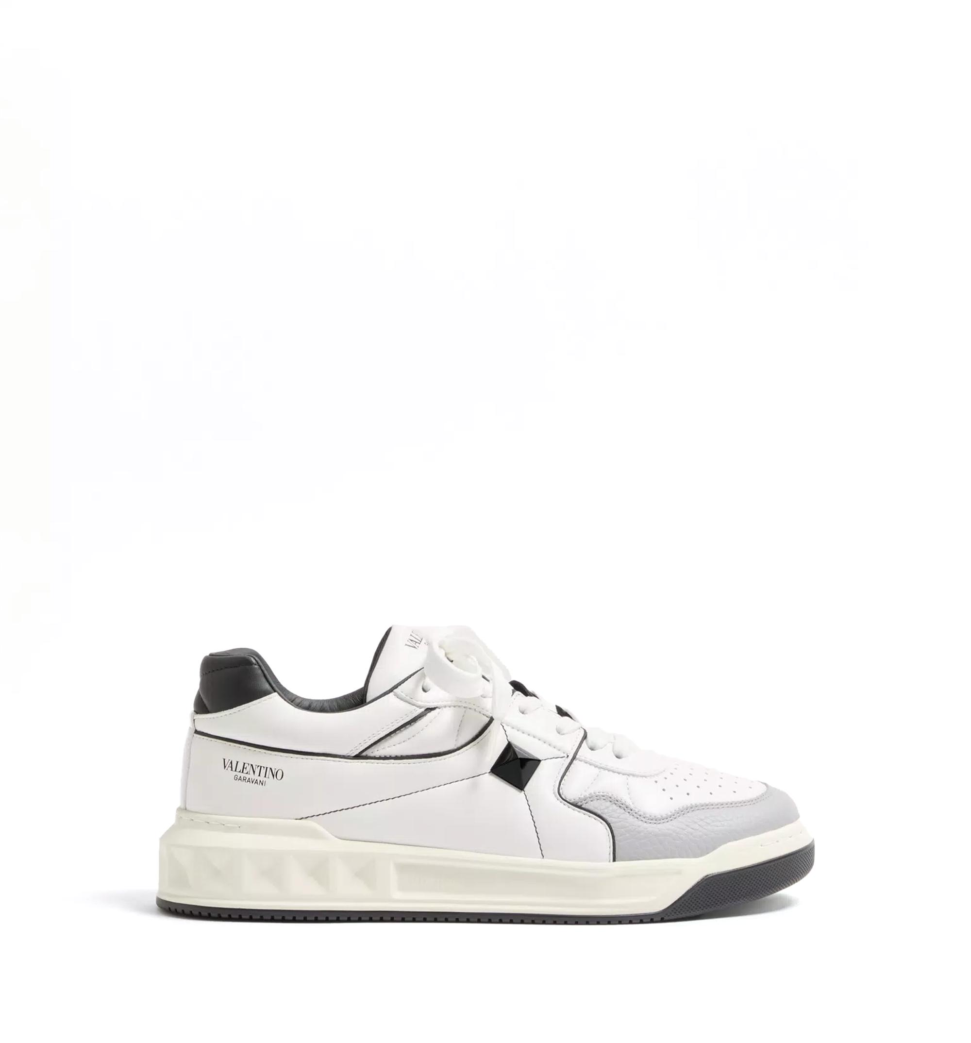 One Stud Low-Top Nappa Sneaker