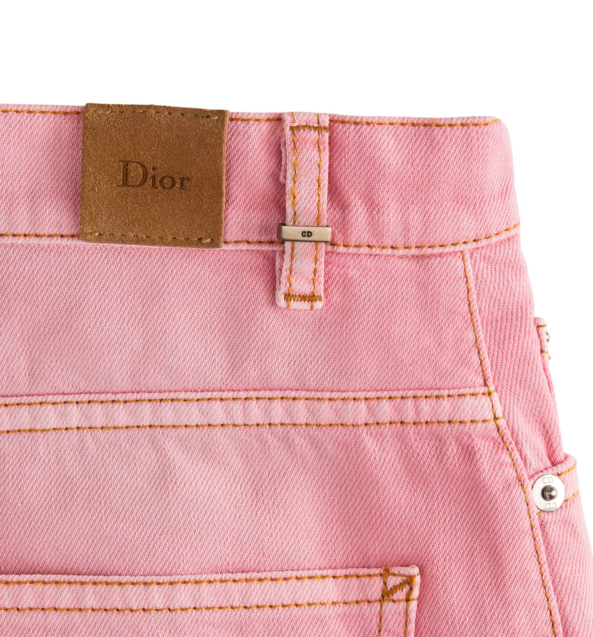 Miniskirt Stonewashed Cotton Denim